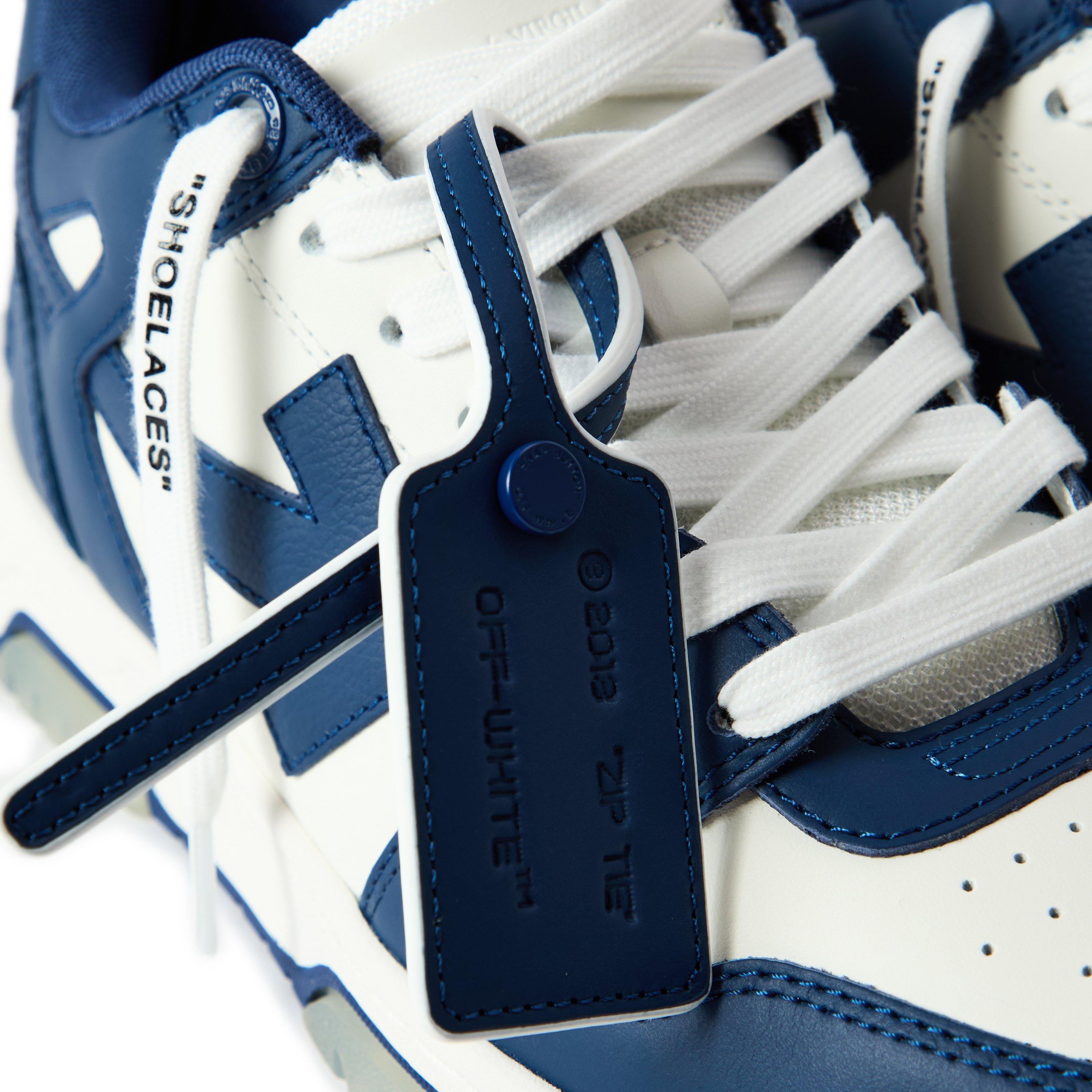 Koningsblauw - Off White - Women's Out Of Office Trainers, Signature Arrows Sneakers - 3