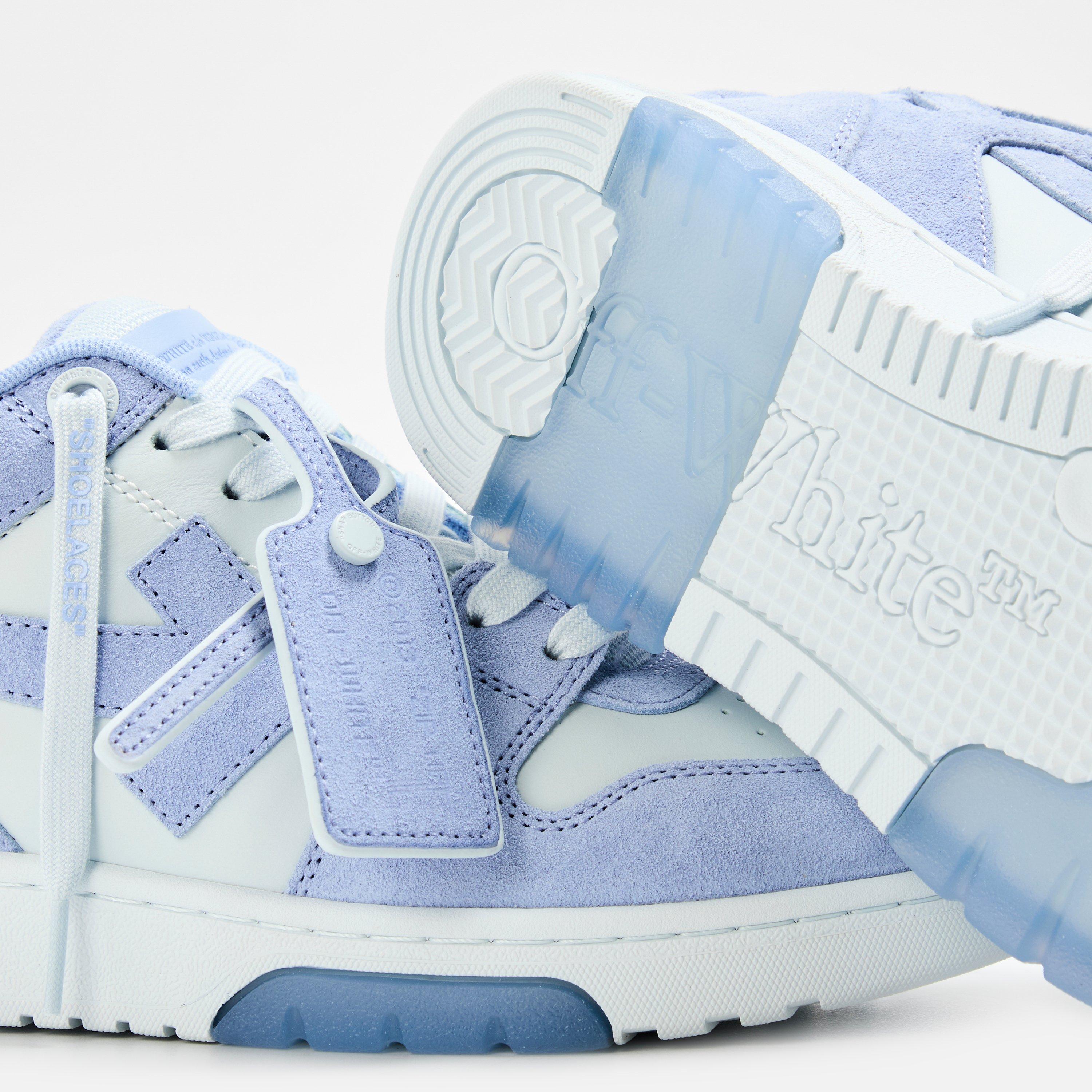 Dusty Blue/Ice - Off White - Women's Out Of Office Trainers, Signature Arrows Sneakers - 4