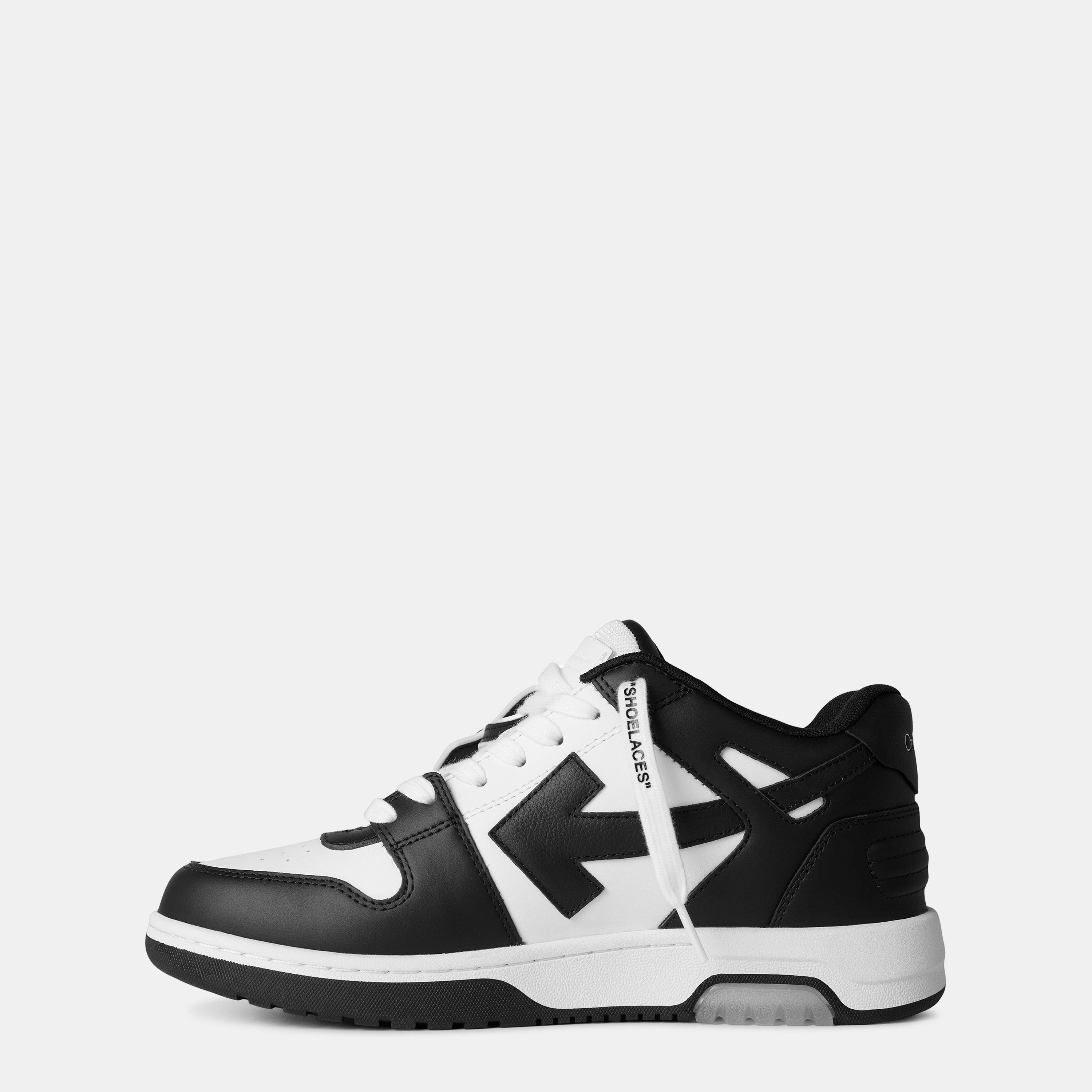 White/Black - Off White - Women's Out Of Office Leather Low-Top Trainers - 2