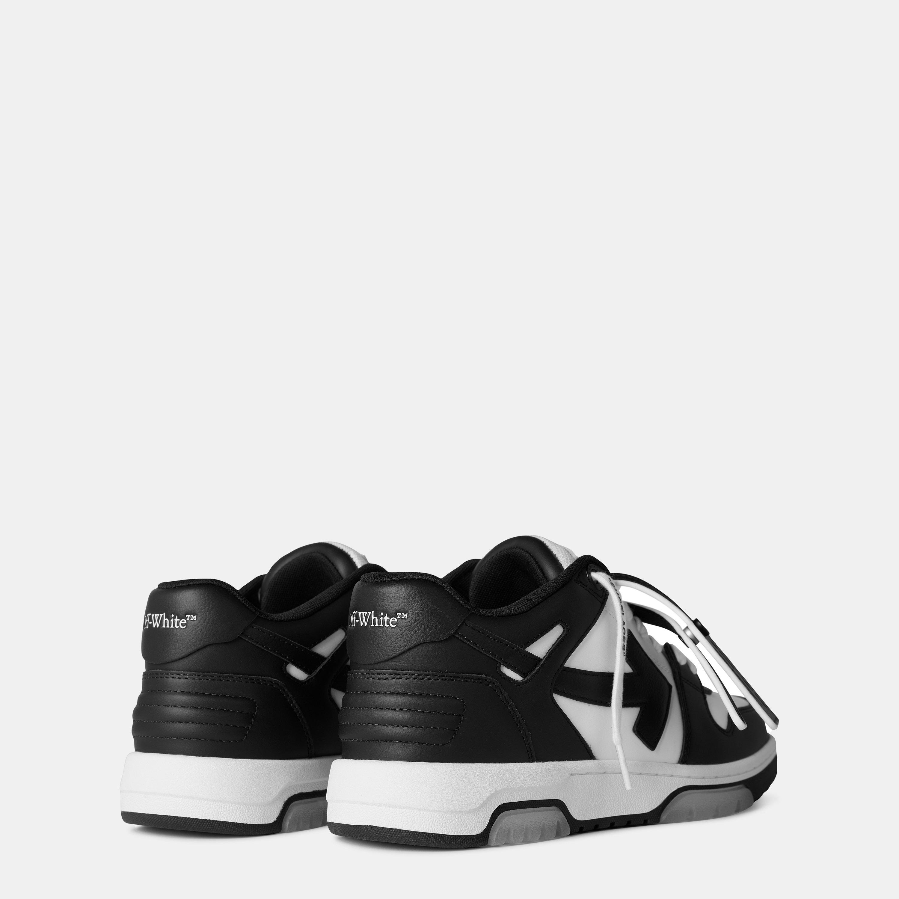 White/Black - Off White - Women's Out Of Office Leather Low-Top Trainers - 4