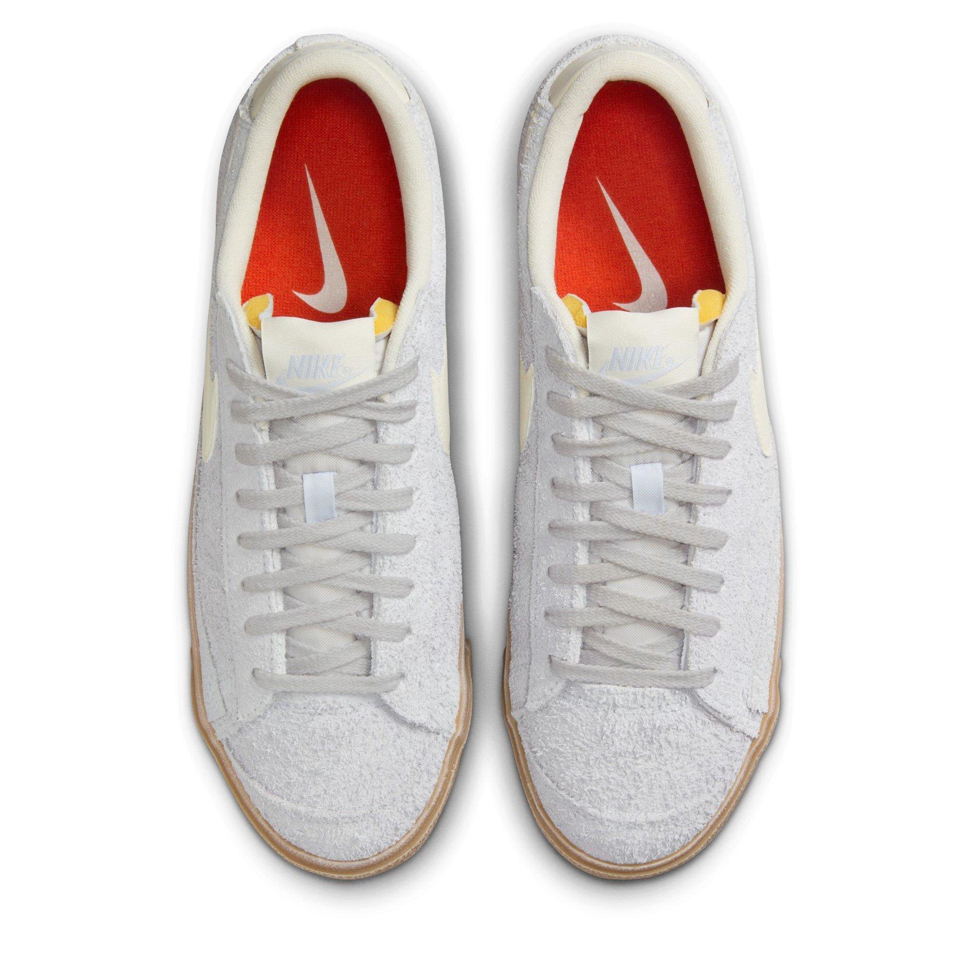 Grey/Wht/Gum - Nike - Blazer Low Trainers Womens - 5
