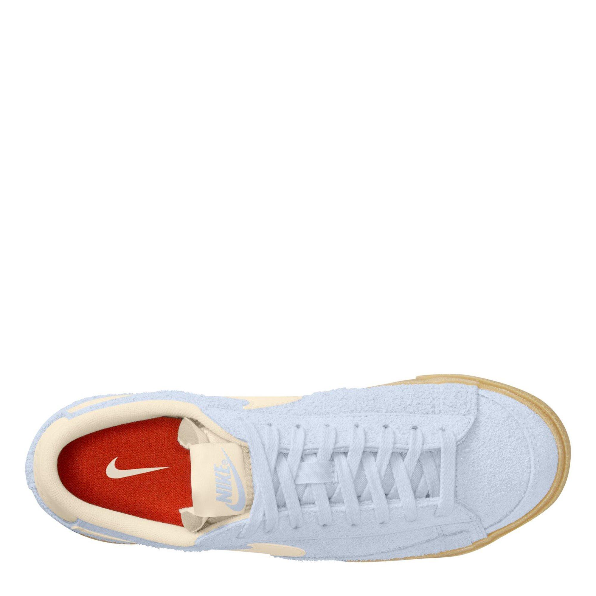 Grey/Wht/Gum - Nike - Blazer Low Trainers Womens - 9