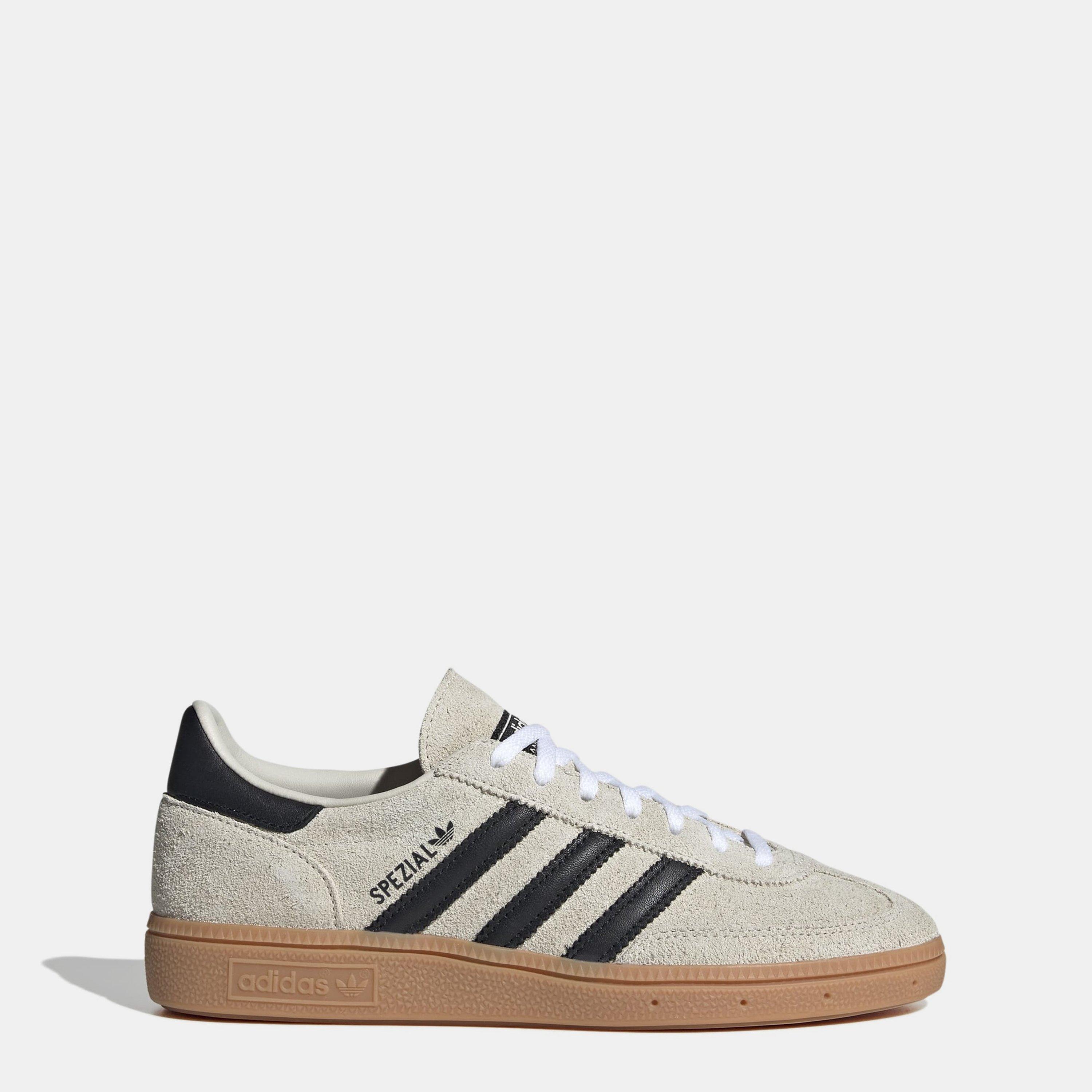 adidas Originals Womens Handball Spezial Shoes - Alumina/Black - Size 3 (35.3)