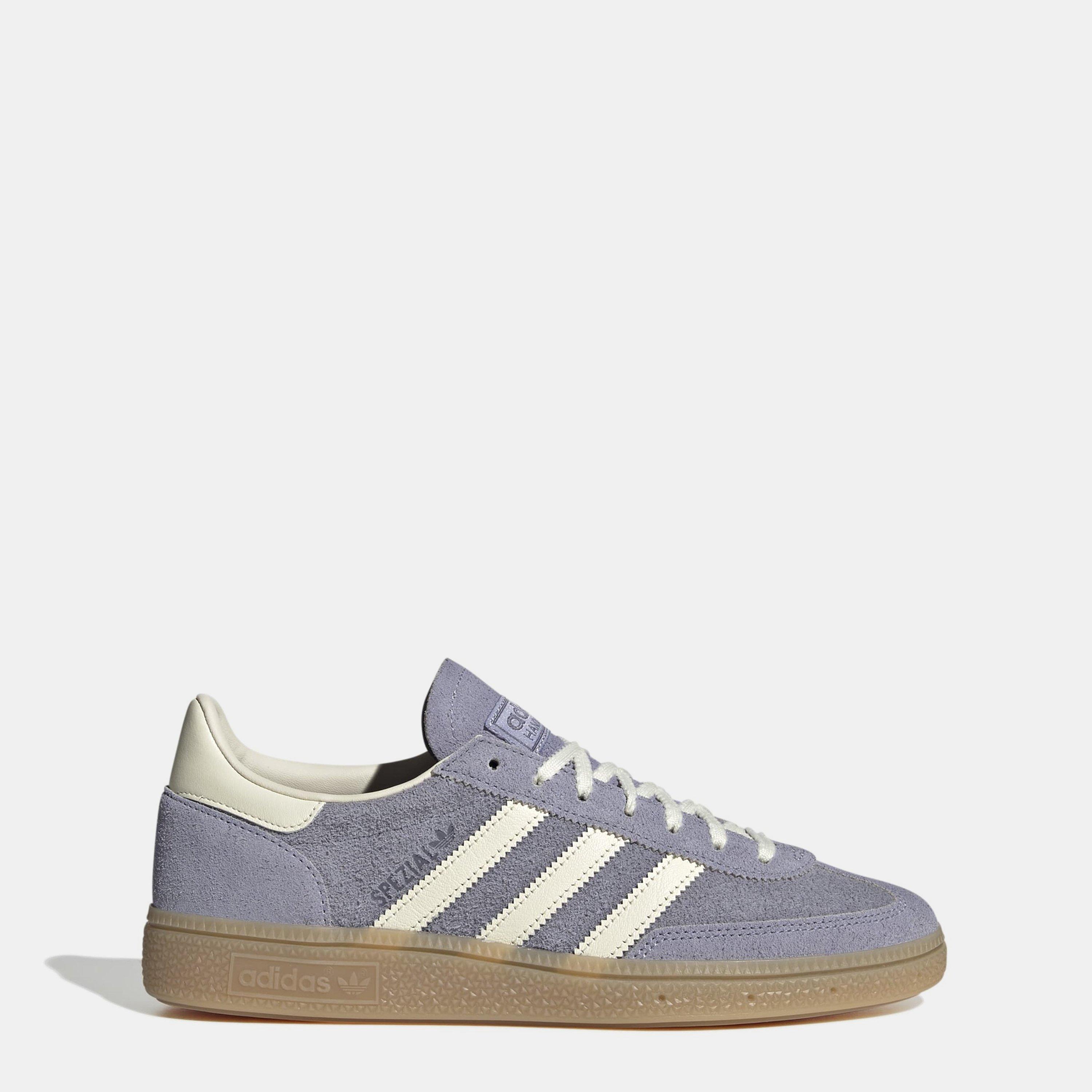 adidas Originals Womens Handball Spezial Shoes - Silver Violet - Size 4 (36.7)