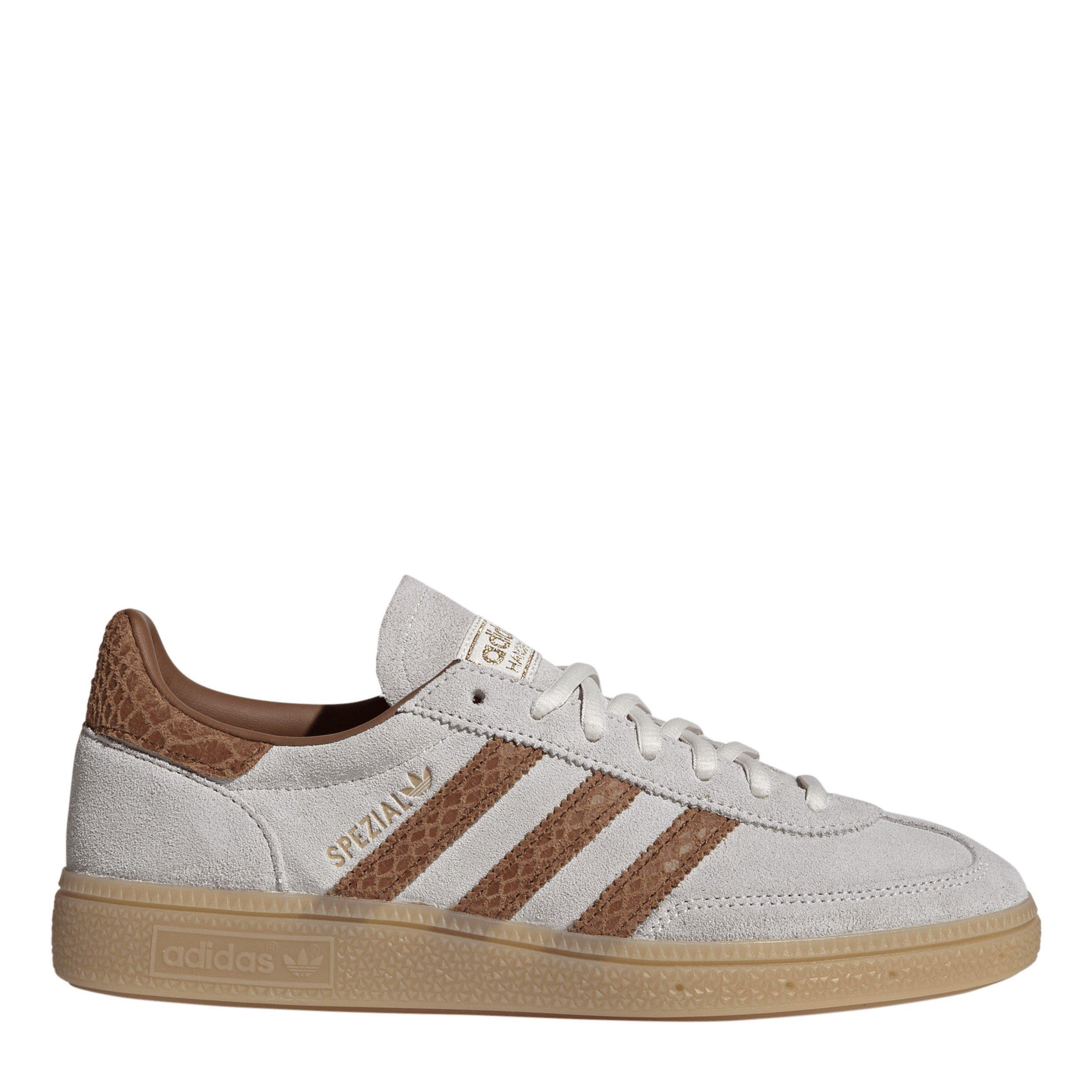 adidas Originals Womens Handball Spezial Shoes - OffWhite/Bronze - Size 6 (39.3)