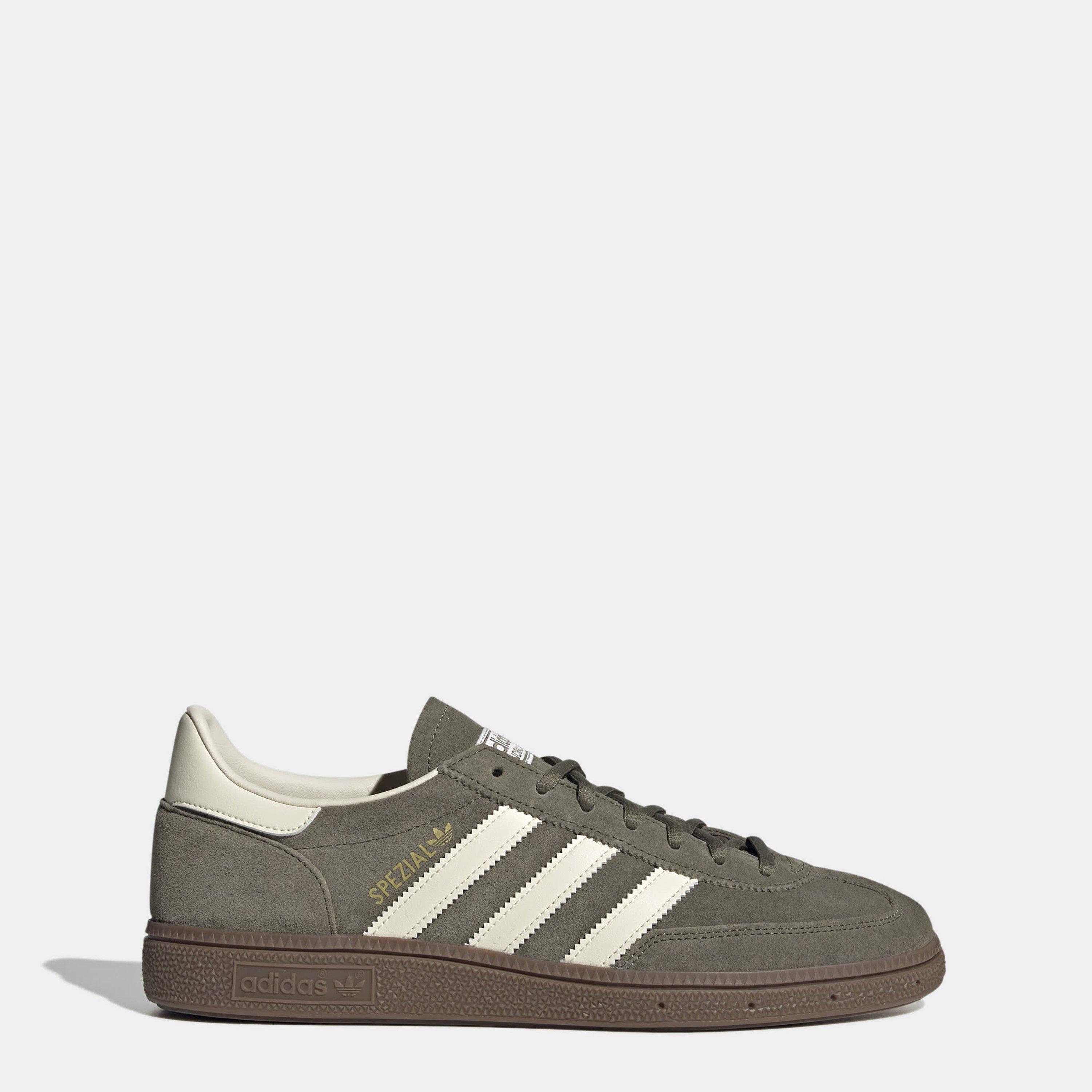 adidas Originals Womens Handball Spezial Shoes - Olive Strata - Size 3.5 (36)