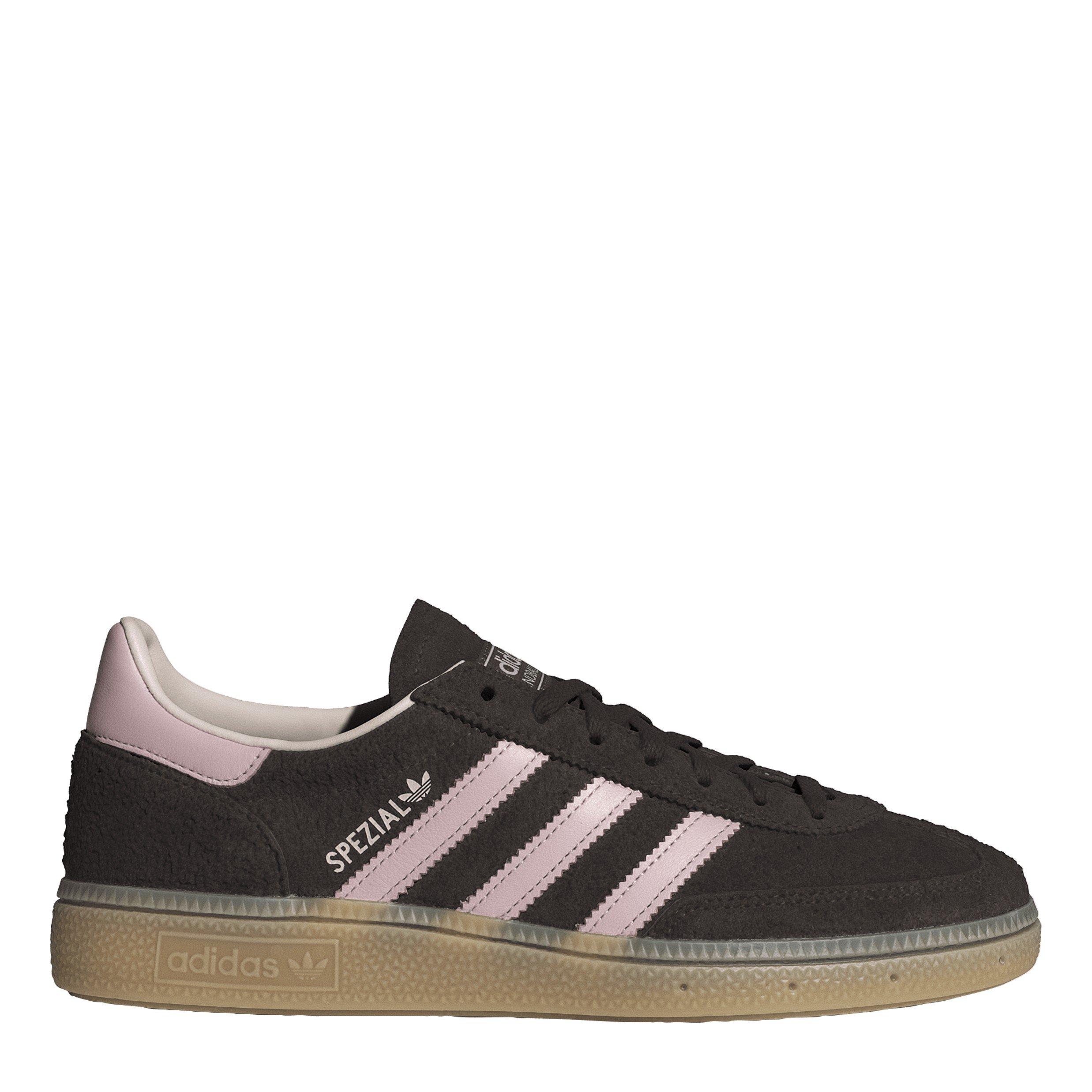 adidas Originals Womens Handball Spezial Shoes - Aurora/Pink - Size 4 (36.7)