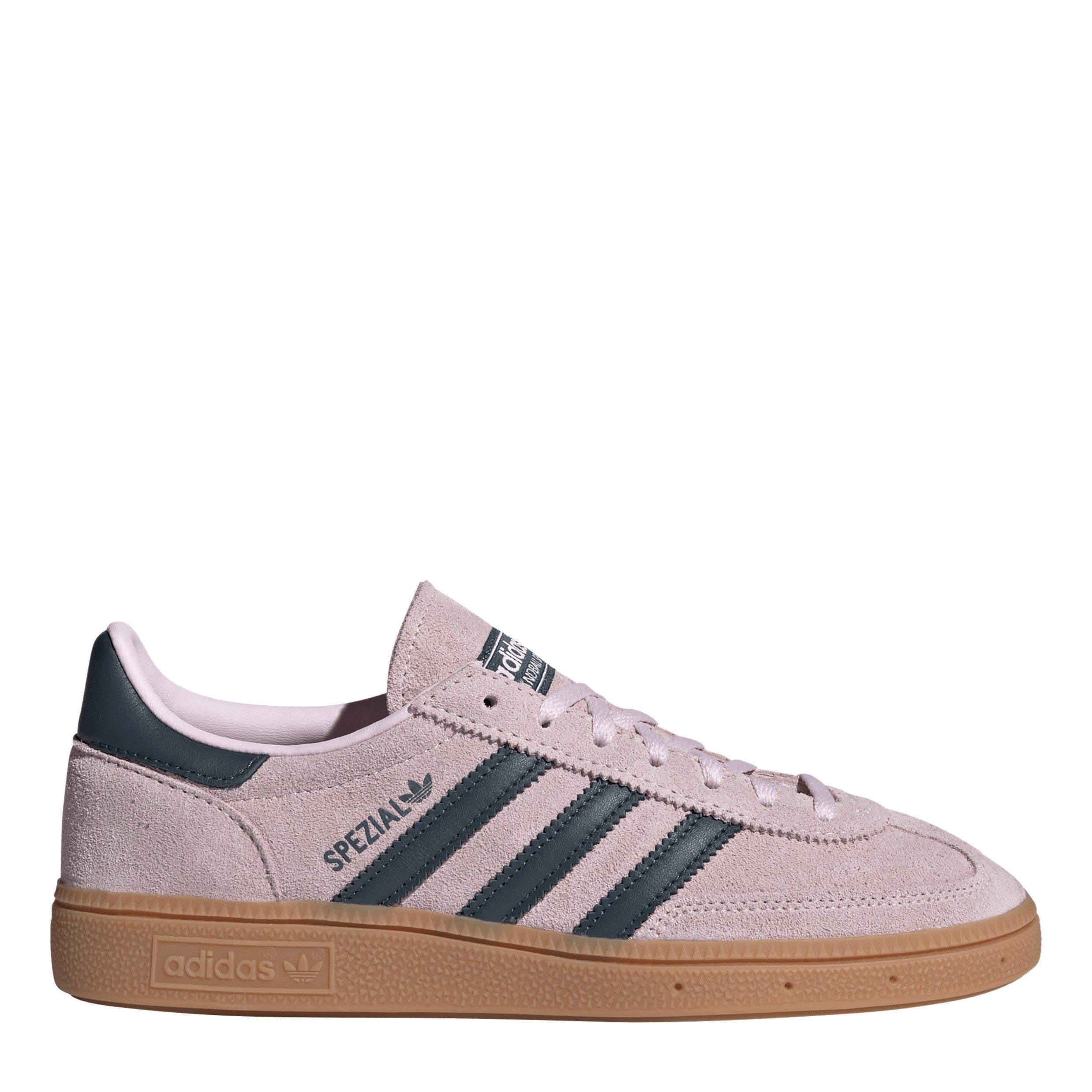 adidas Originals Womens Handball Spezial Shoes - Pink/Blue - Size 3.5 (36)