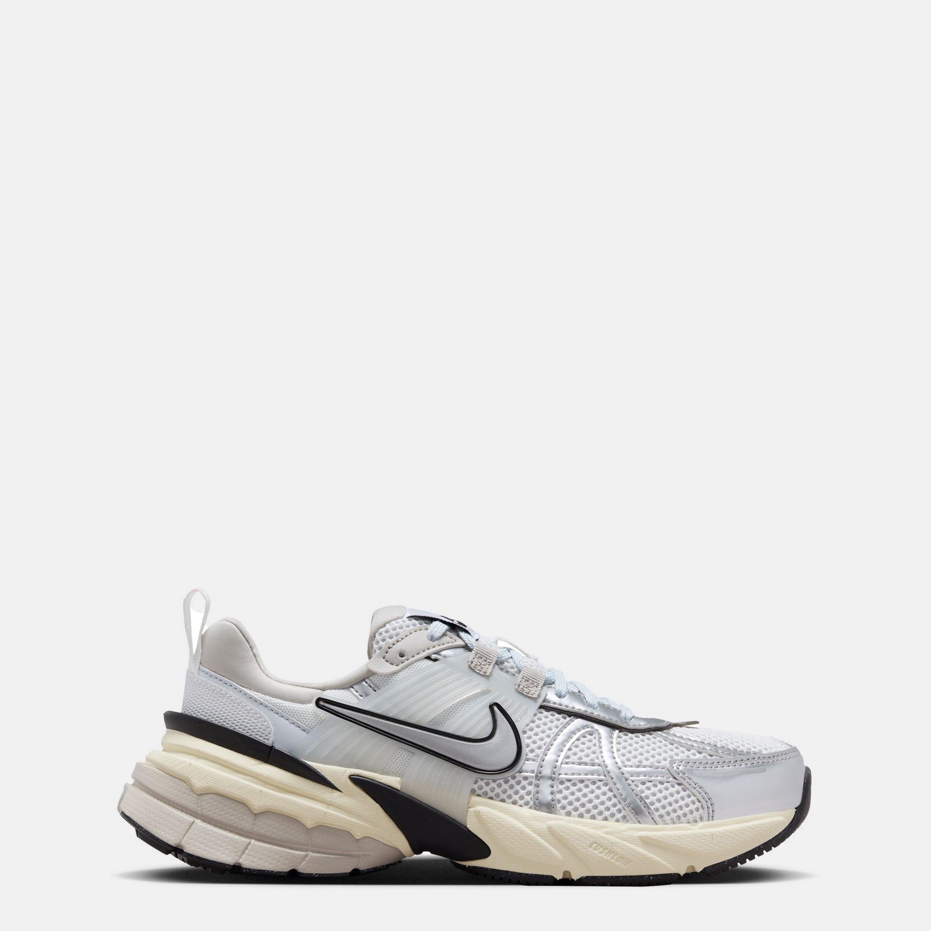 Wht/Silv/Blk - Nike - V2K Runner Shoes Womens - 1