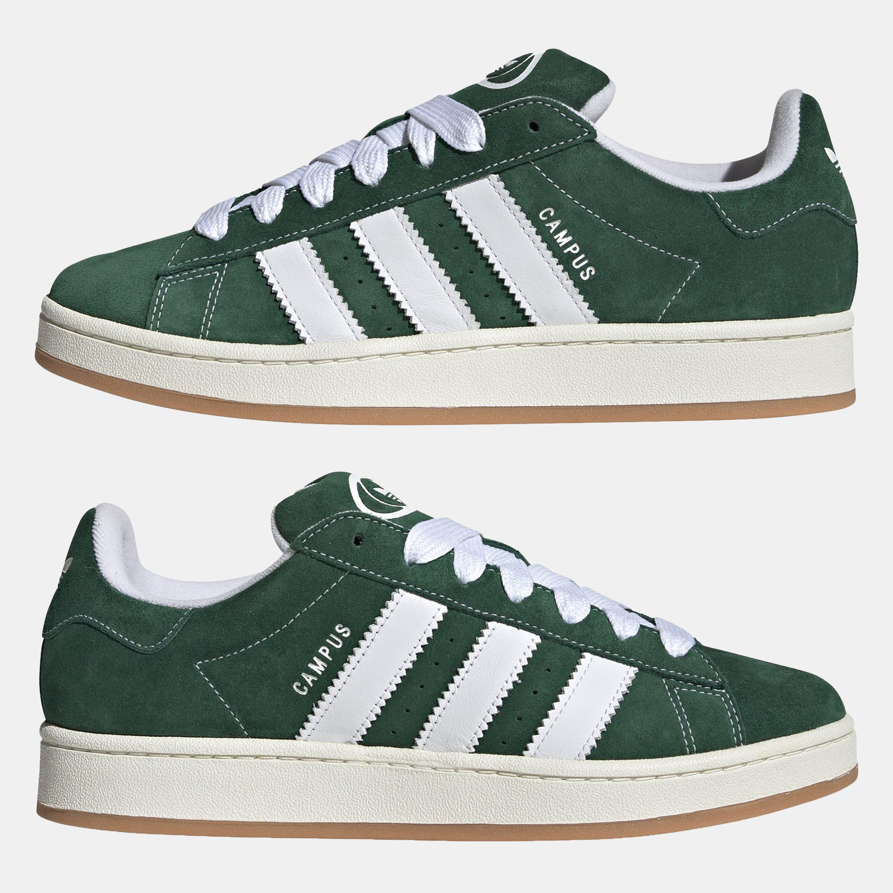 Dark Green/Whit - adidas Originals - Campus 00s Trainers - 9