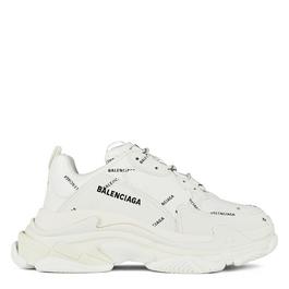 Balenciaga Logo Triple S Trainers