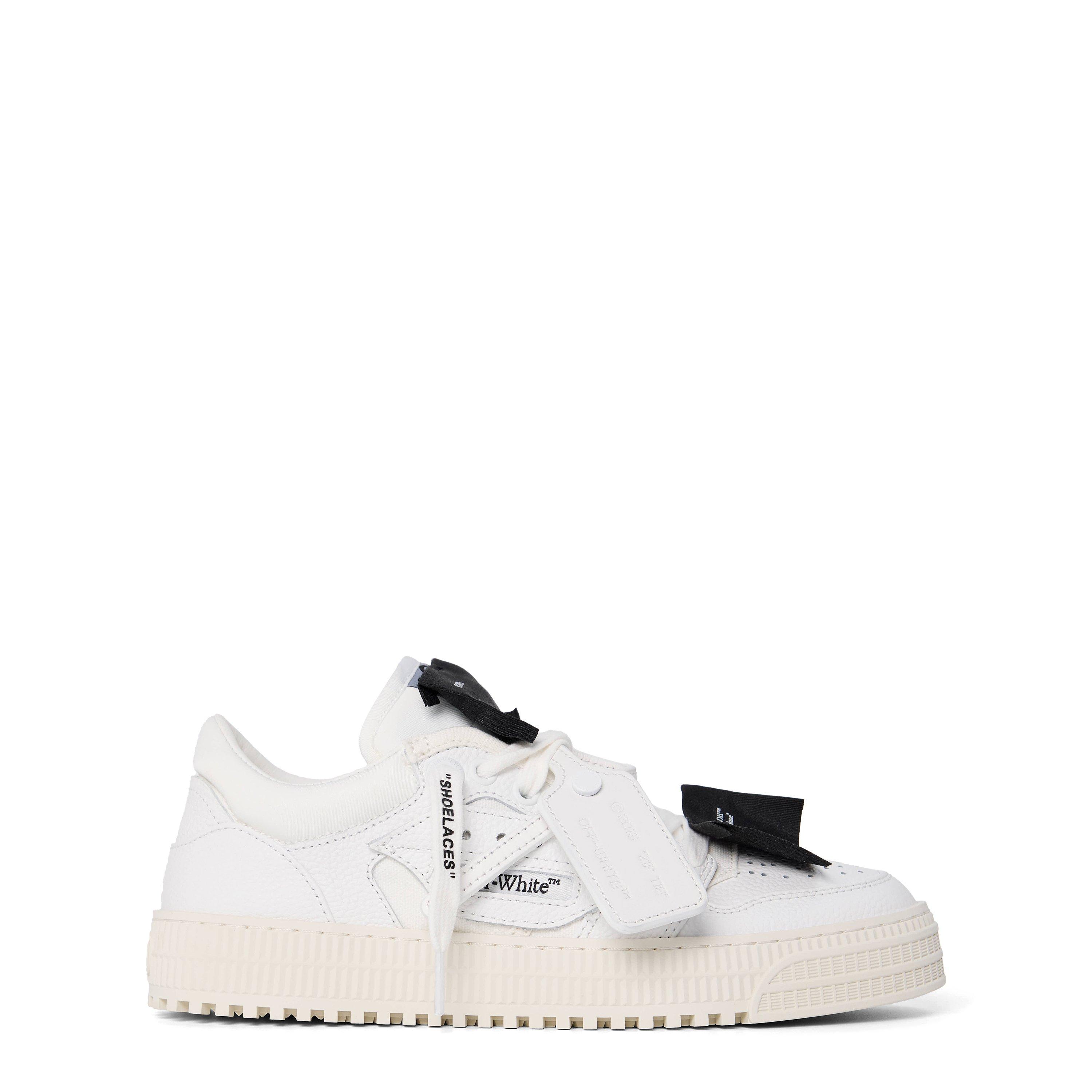White/White - Off White - Women's Low 3.0 Sneakers with ZIP Tie Tag - 1