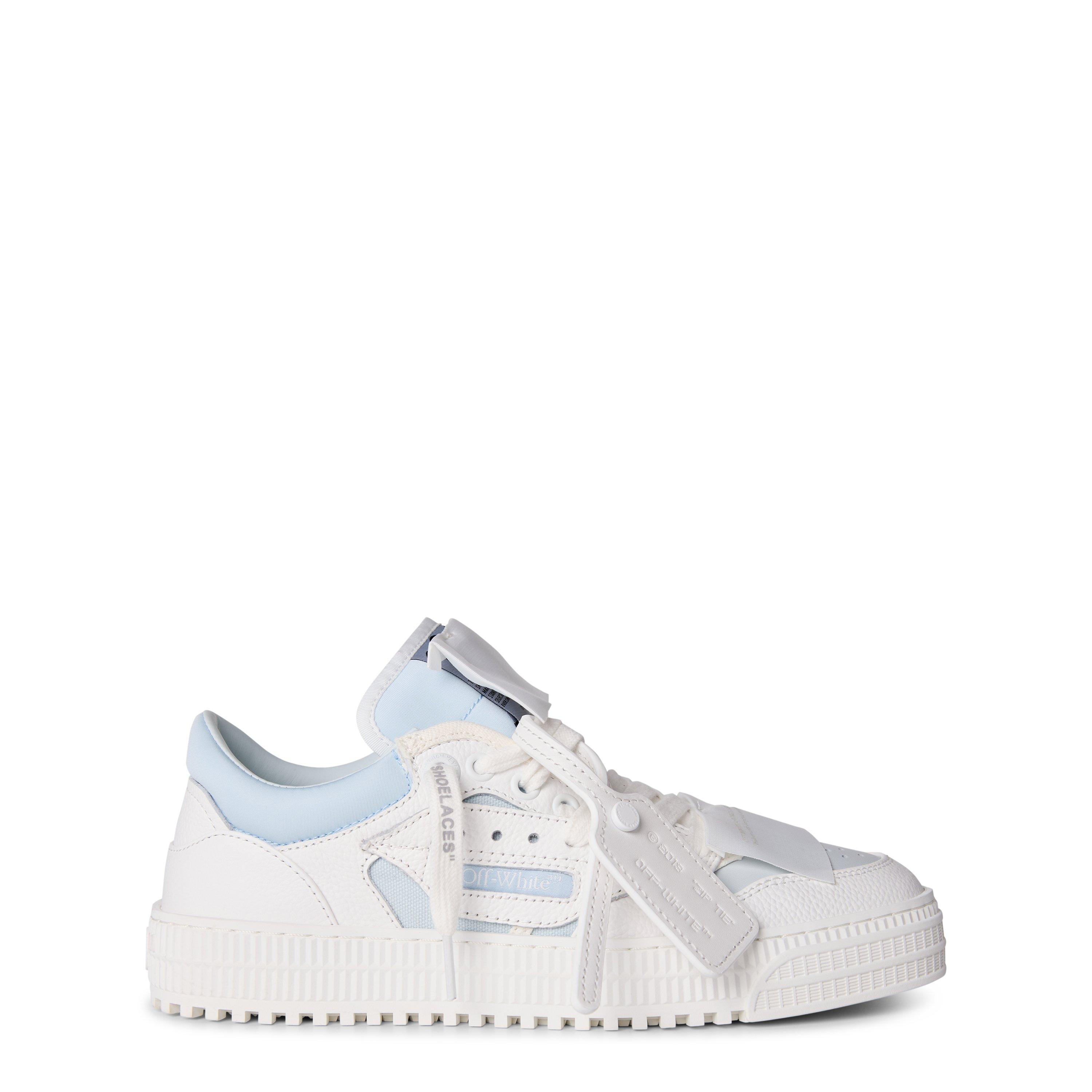 White/Ice - Off White - Women's Low 3.0 Sneakers with ZIP Tie Tag - 1