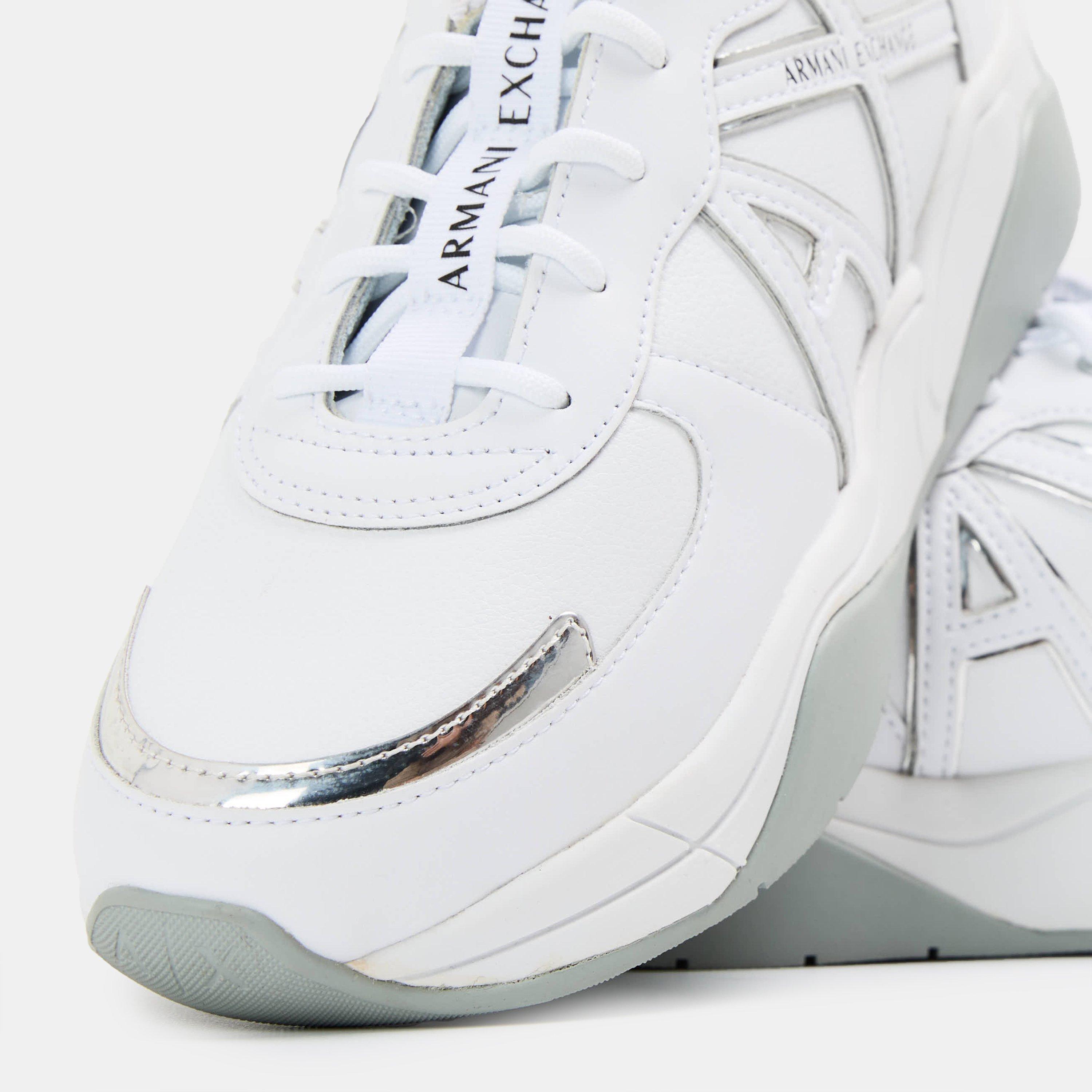 Op.White+Black+ - Armani Exchange - Chunky Trainers - 3