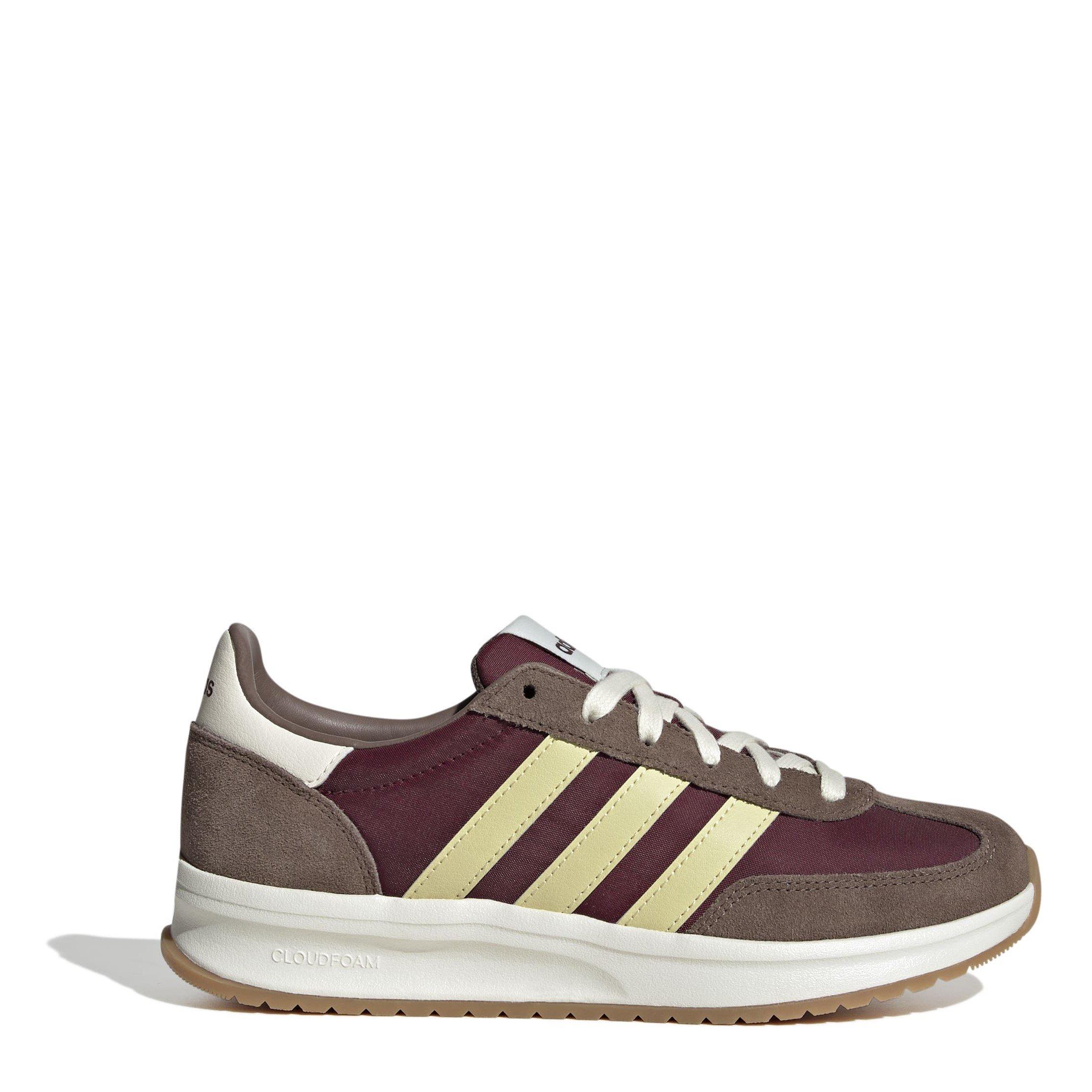 Adidas Women's Run 70S 2.0 Low-Top Trainers - Maroon/Yellow - 4 (36.7)