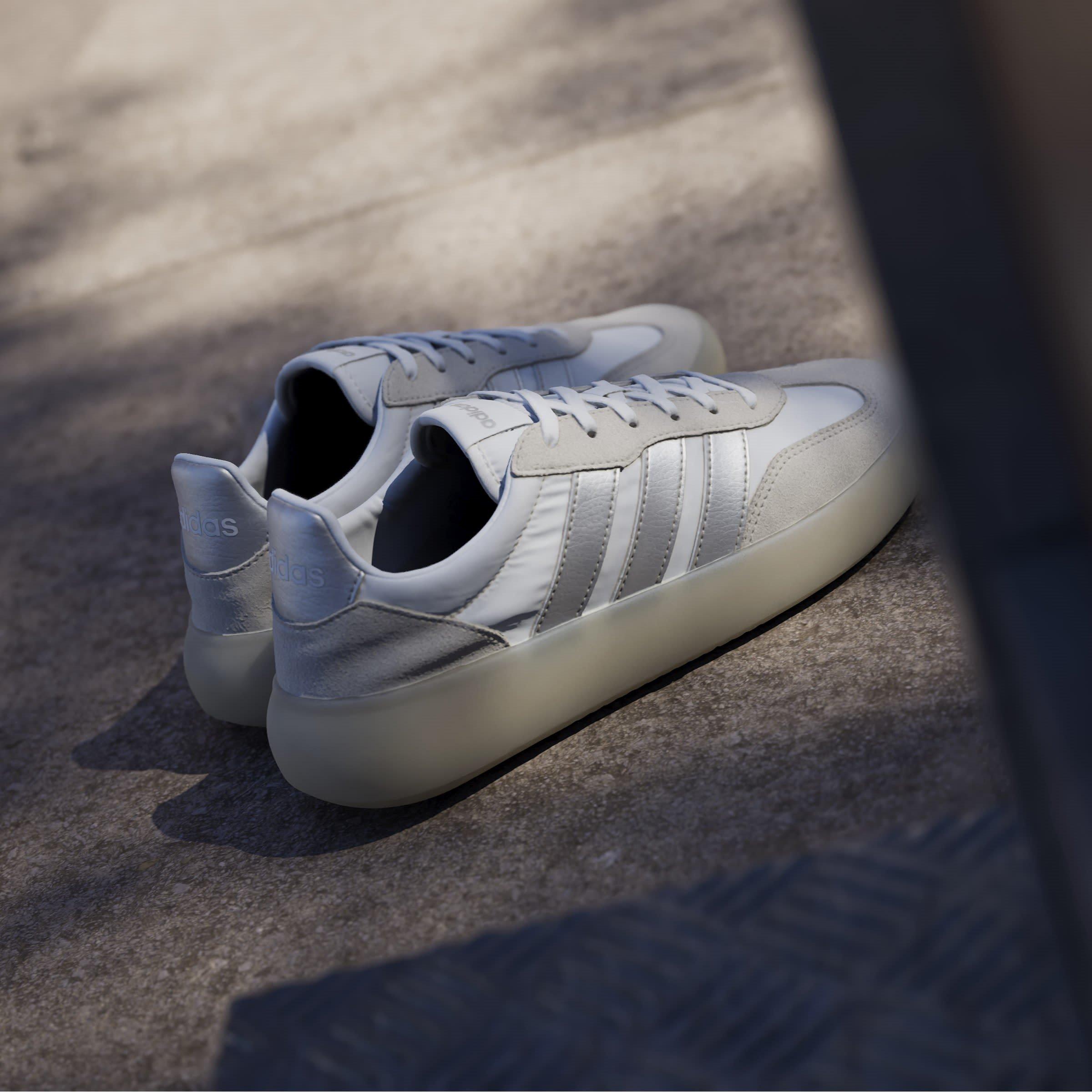 Blanco/Plata - adidas - Barreda Decode Shoes Womens - 13