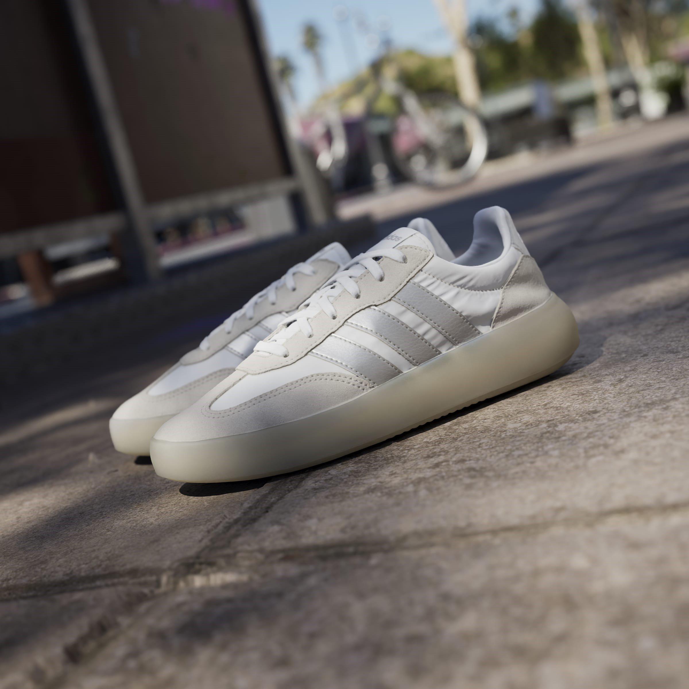 Blanco/Plata - adidas - Barreda Decode Shoes Womens - 15