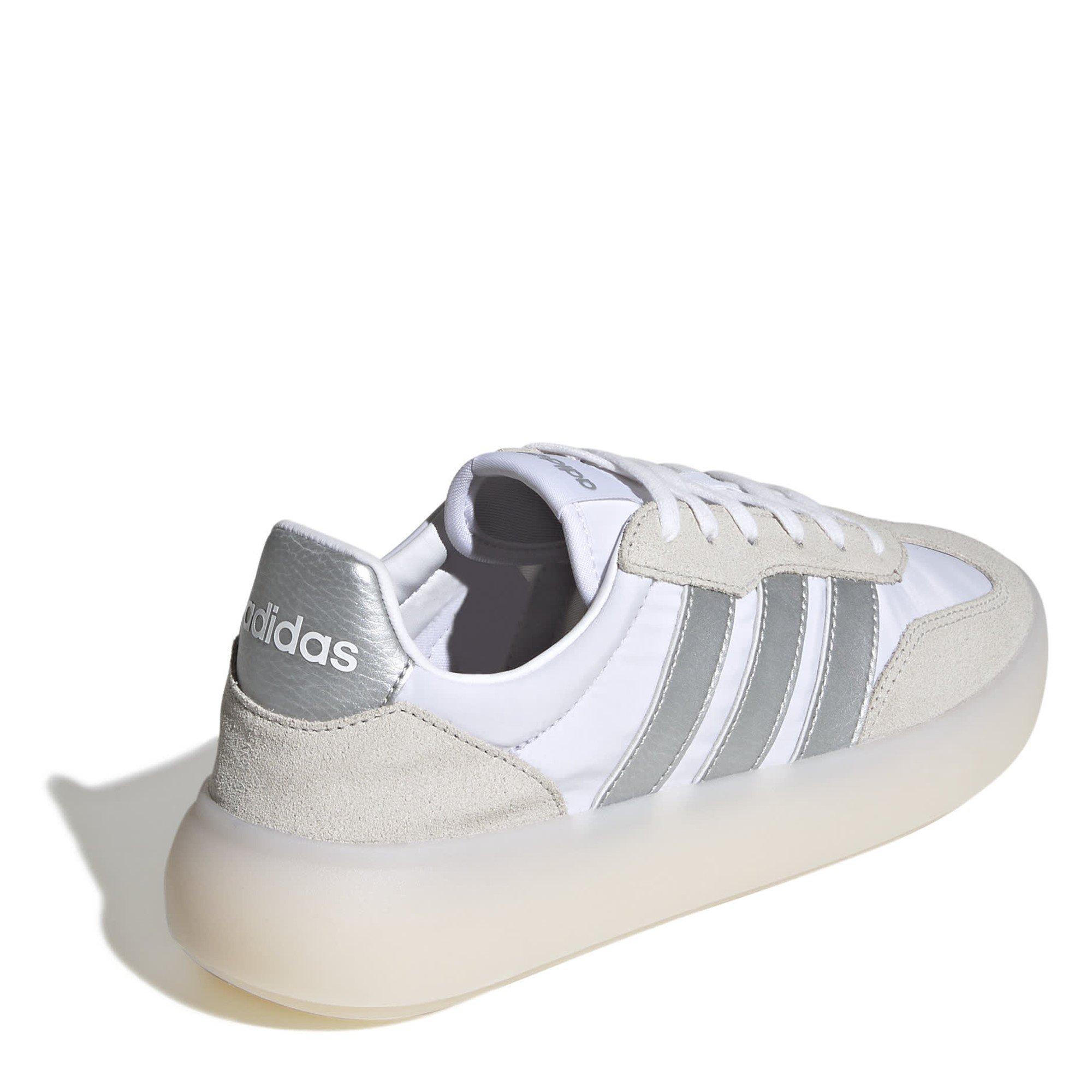 Blanco/Plata - adidas - Barreda Decode Shoes Womens - 4