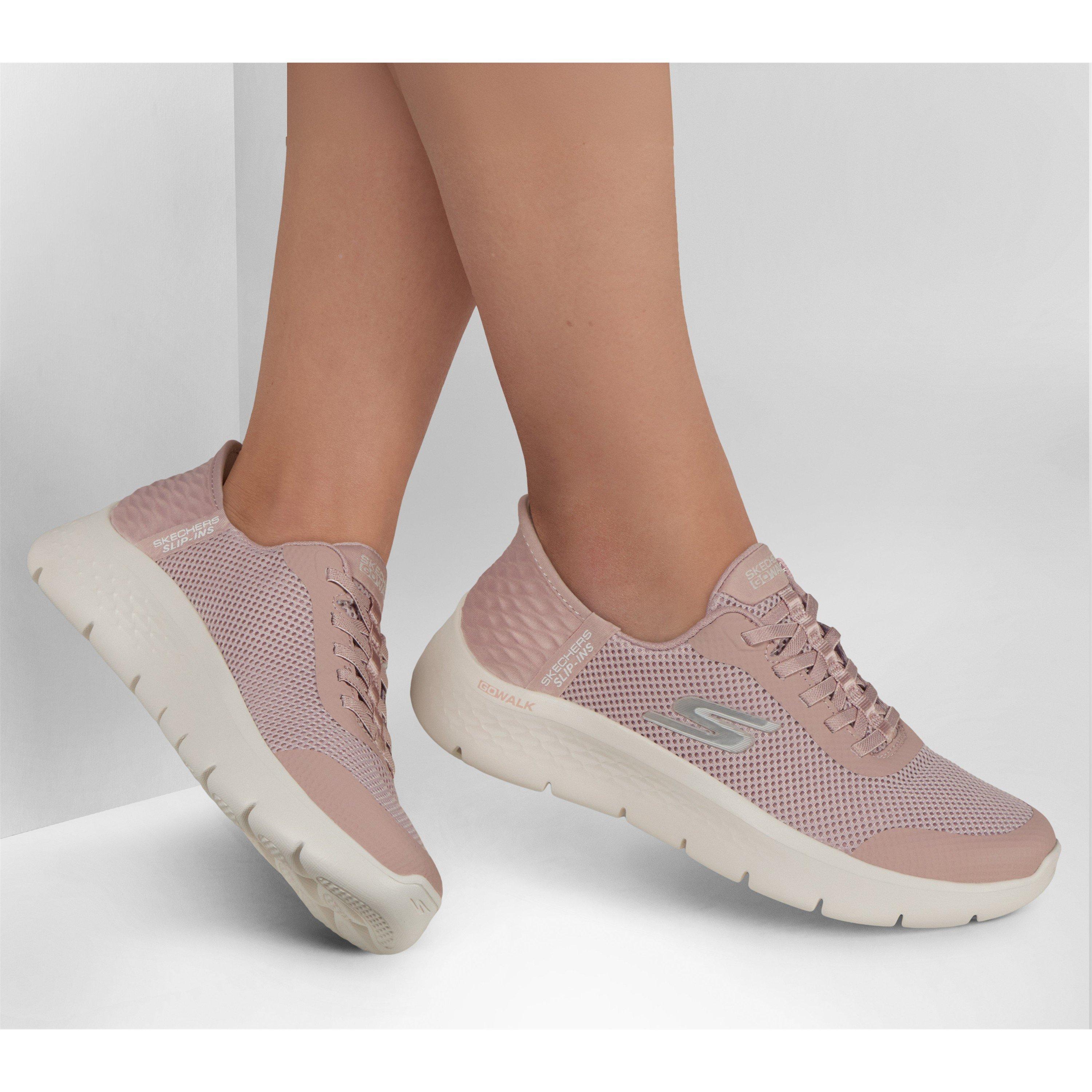 MAUVE - Skechers - Go Walk Flex Womens Shoes - 3