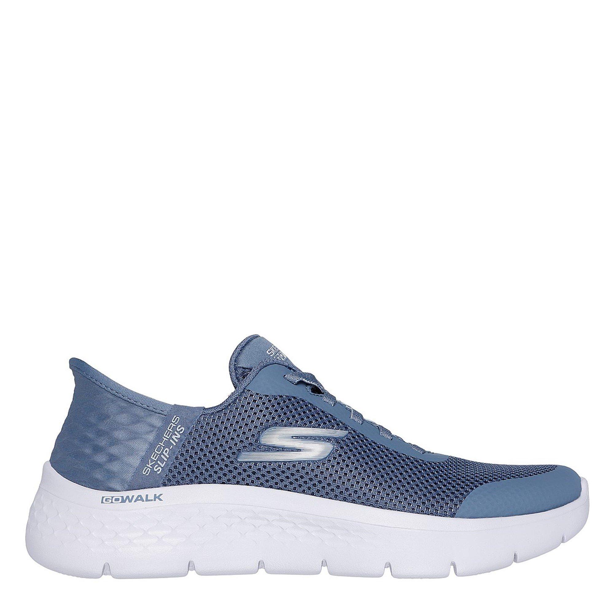 BLUE - Skechers - Go Walk Flex Womens Shoes - 3