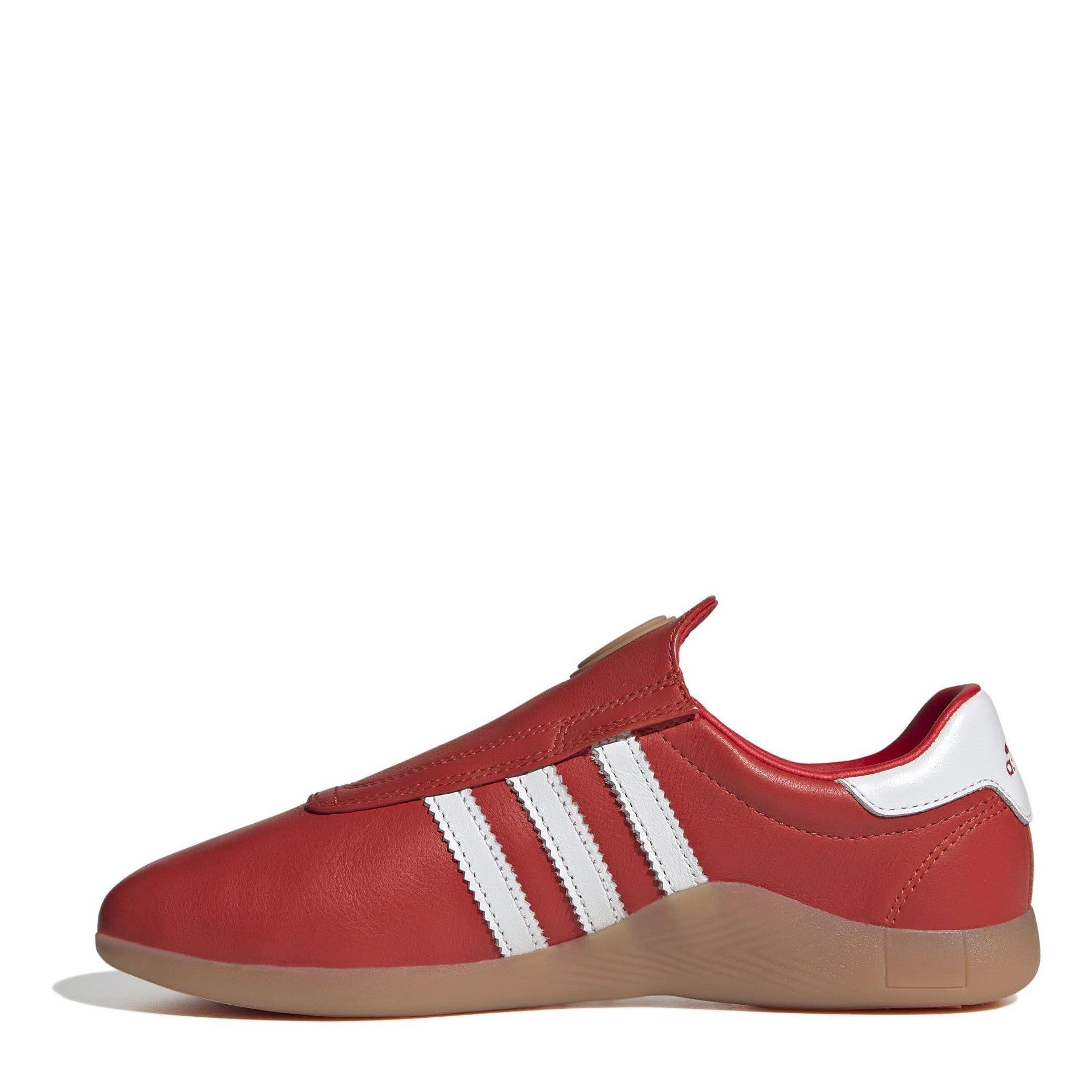 Red/Ftwr White - adidas Originals - Women's Taekwondo Low-Top Trainers - 2
