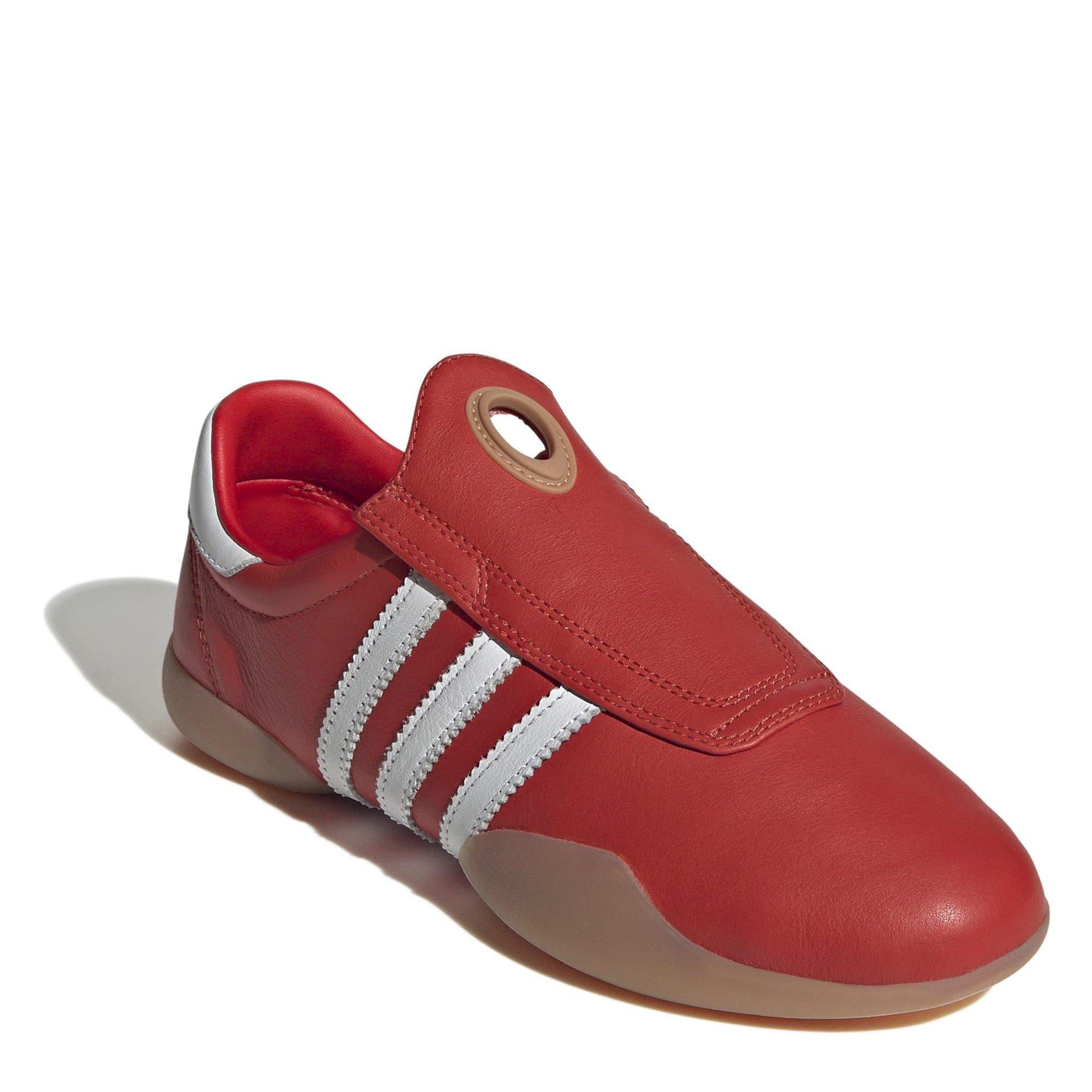 Red/Ftwr White - adidas Originals - Women's Taekwondo Low-Top Trainers - 3