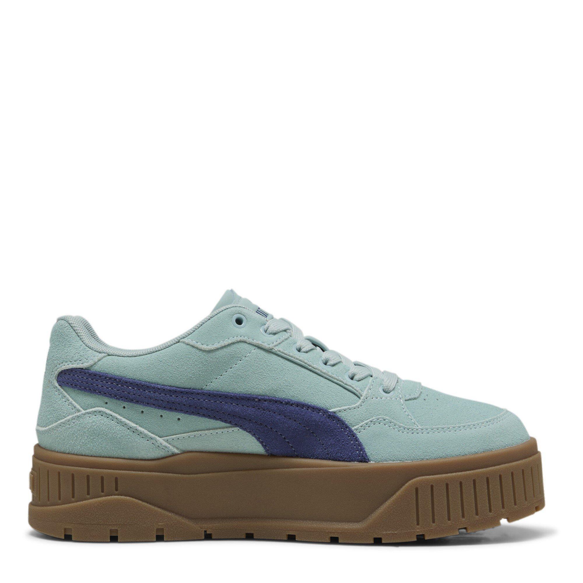 Mint/Kauwgom - Puma - Karmen II Idol Suede Low-Top Trainers - 4