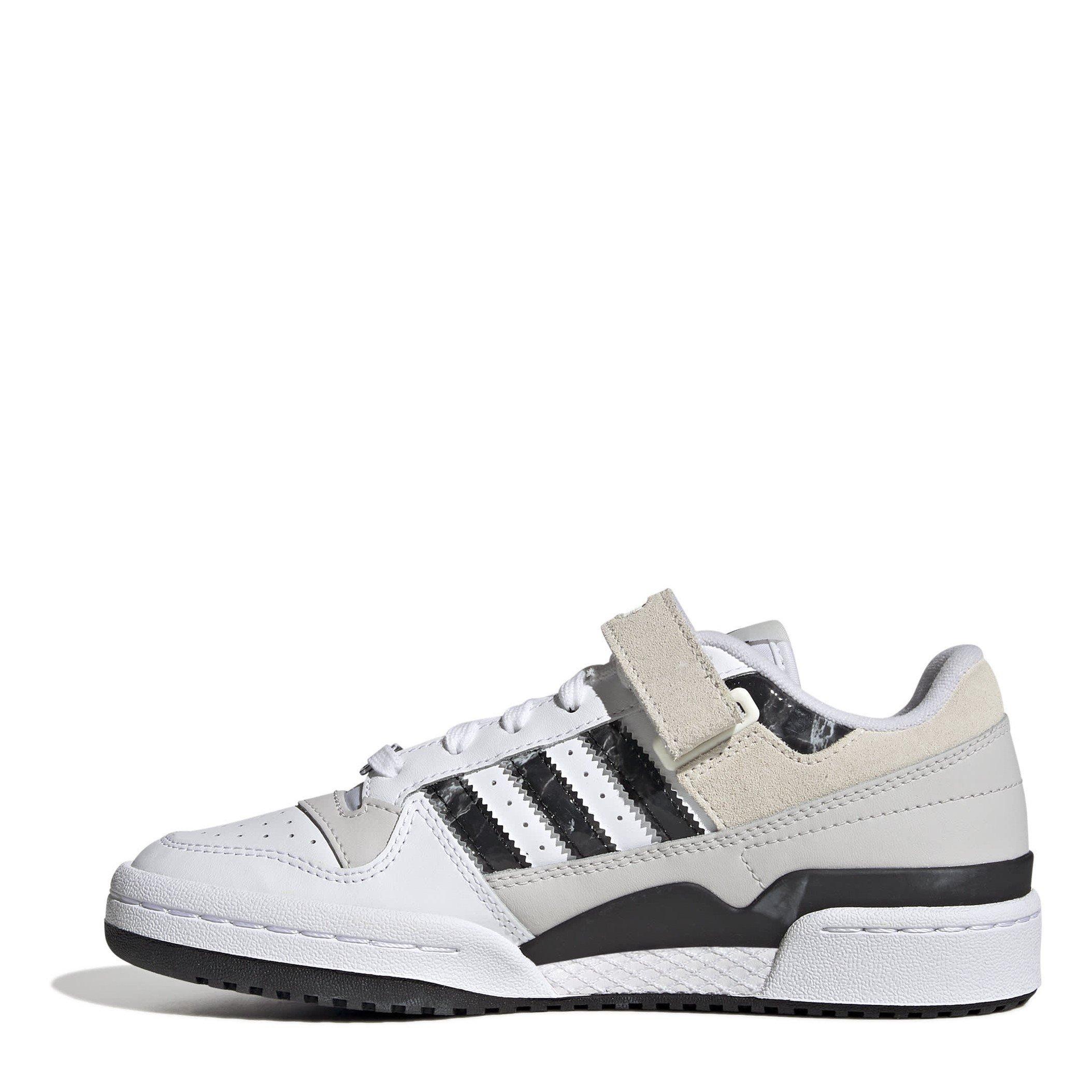 White - adidas Originals - Forum Low-Top Trainers - 2