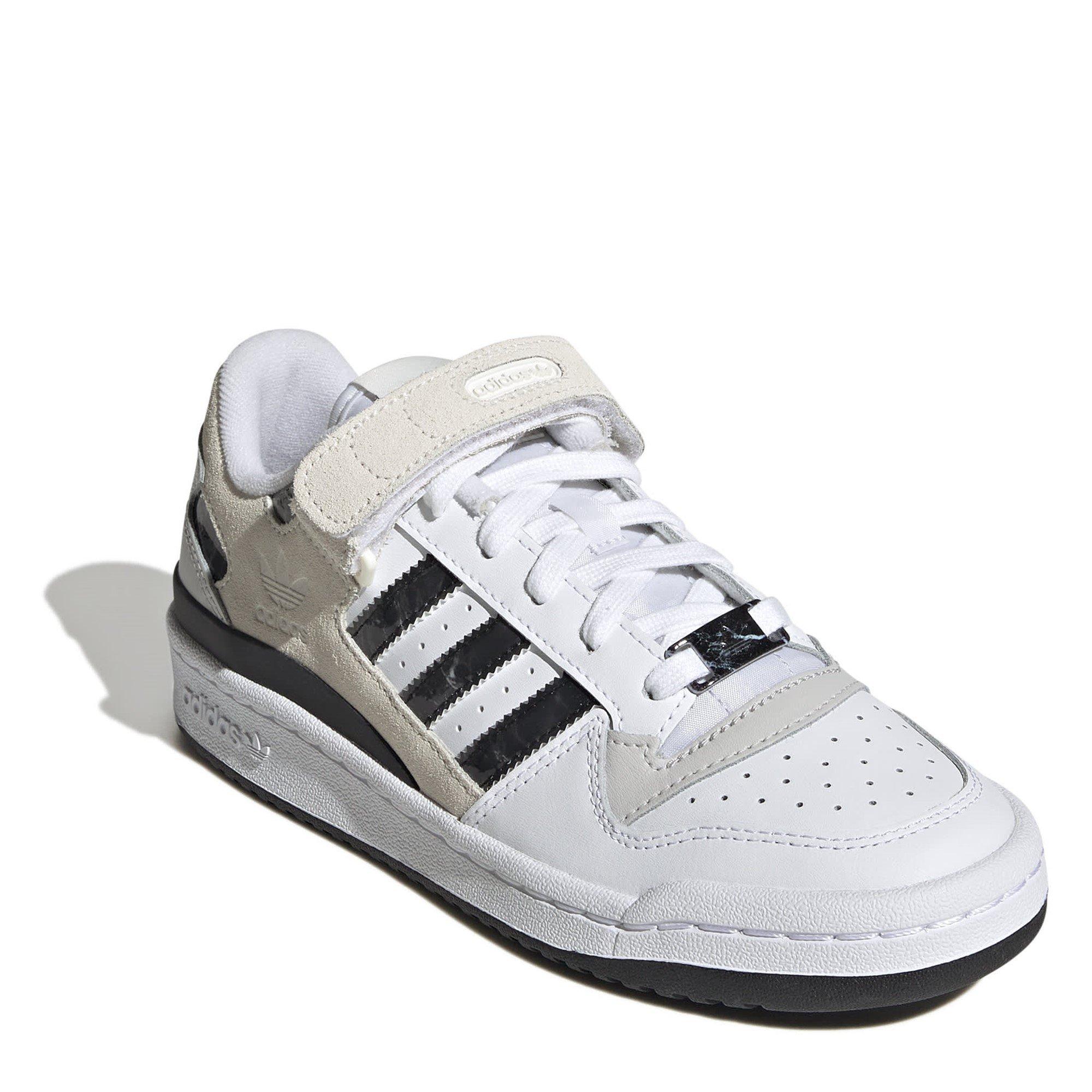 White - adidas Originals - Forum Low-Top Trainers - 3