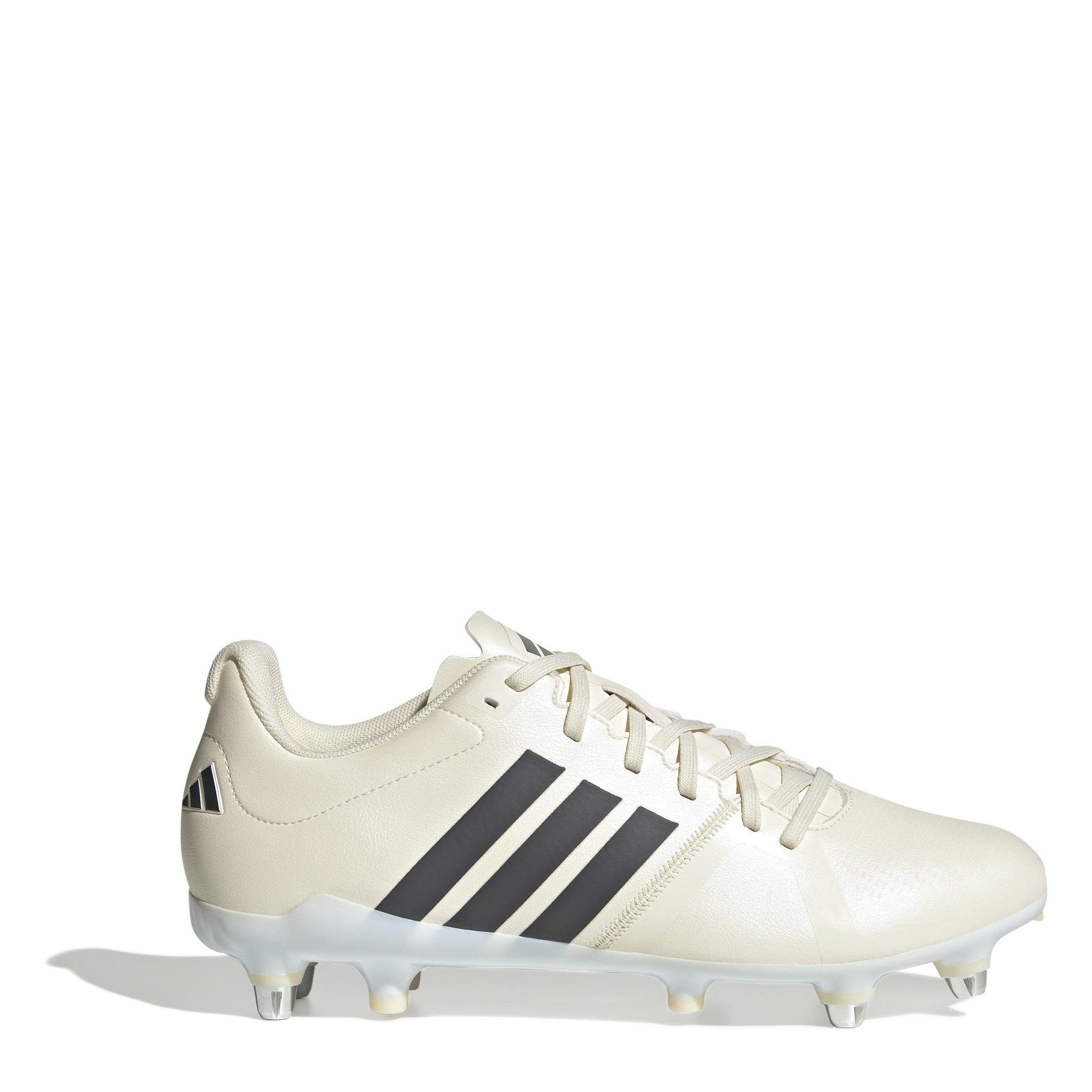 Adidas Women's Adizero Rs15 Rise Soft Ground Rugby Boots - White/Black - 5 (38)