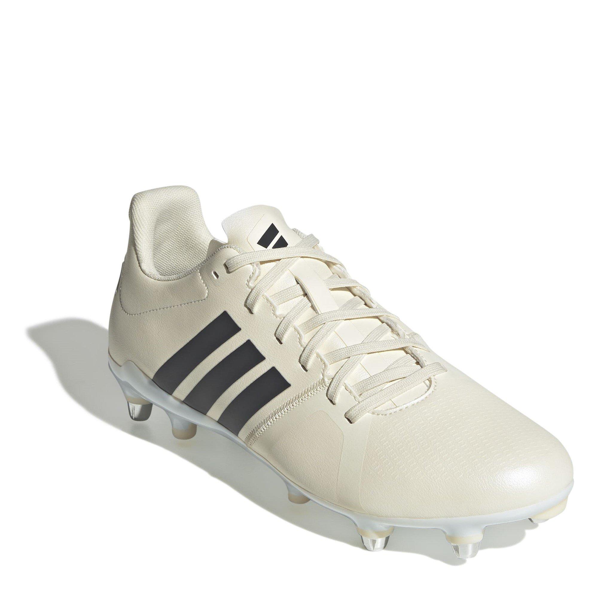 White/Black - adidas - Adizero RS15 Rise Womens Soft Ground Rugby Boots - 3