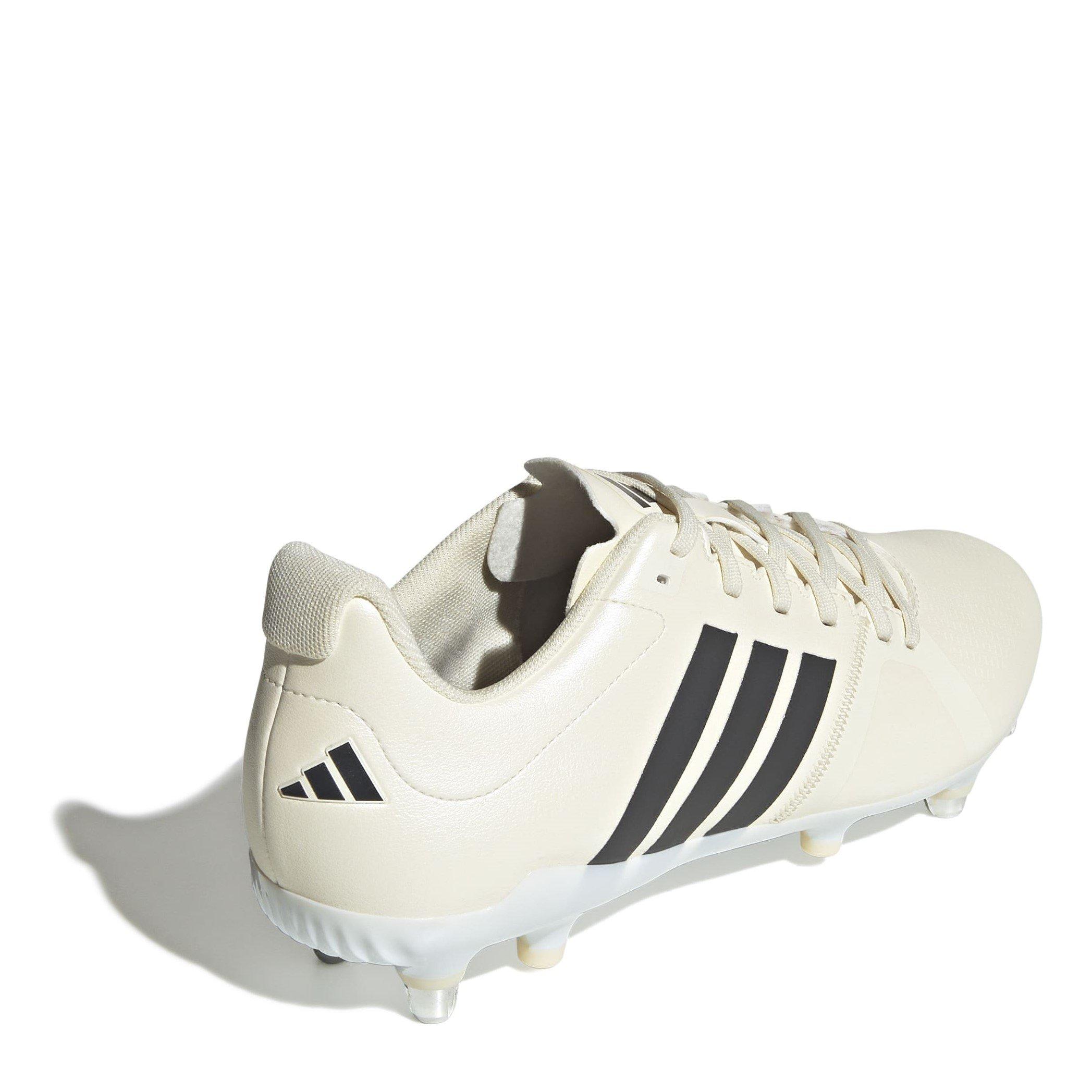 White/Black - adidas - Adizero RS15 Rise Womens Soft Ground Rugby Boots - 4