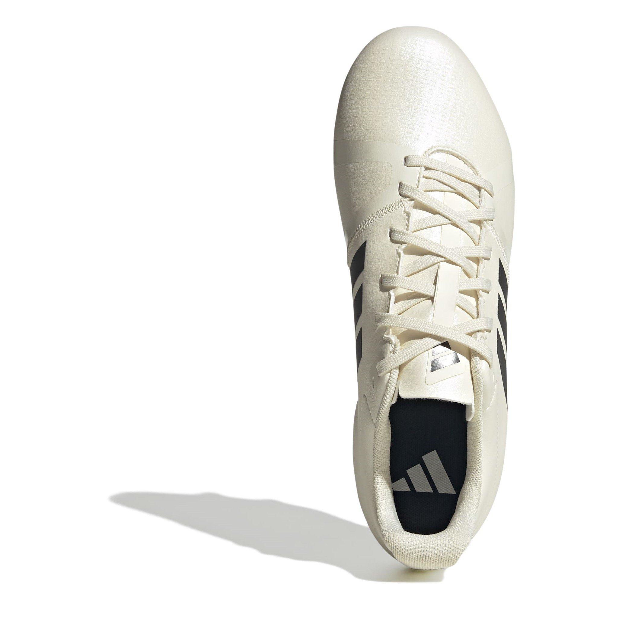 White/Black - adidas - Adizero RS15 Rise Womens Soft Ground Rugby Boots - 5