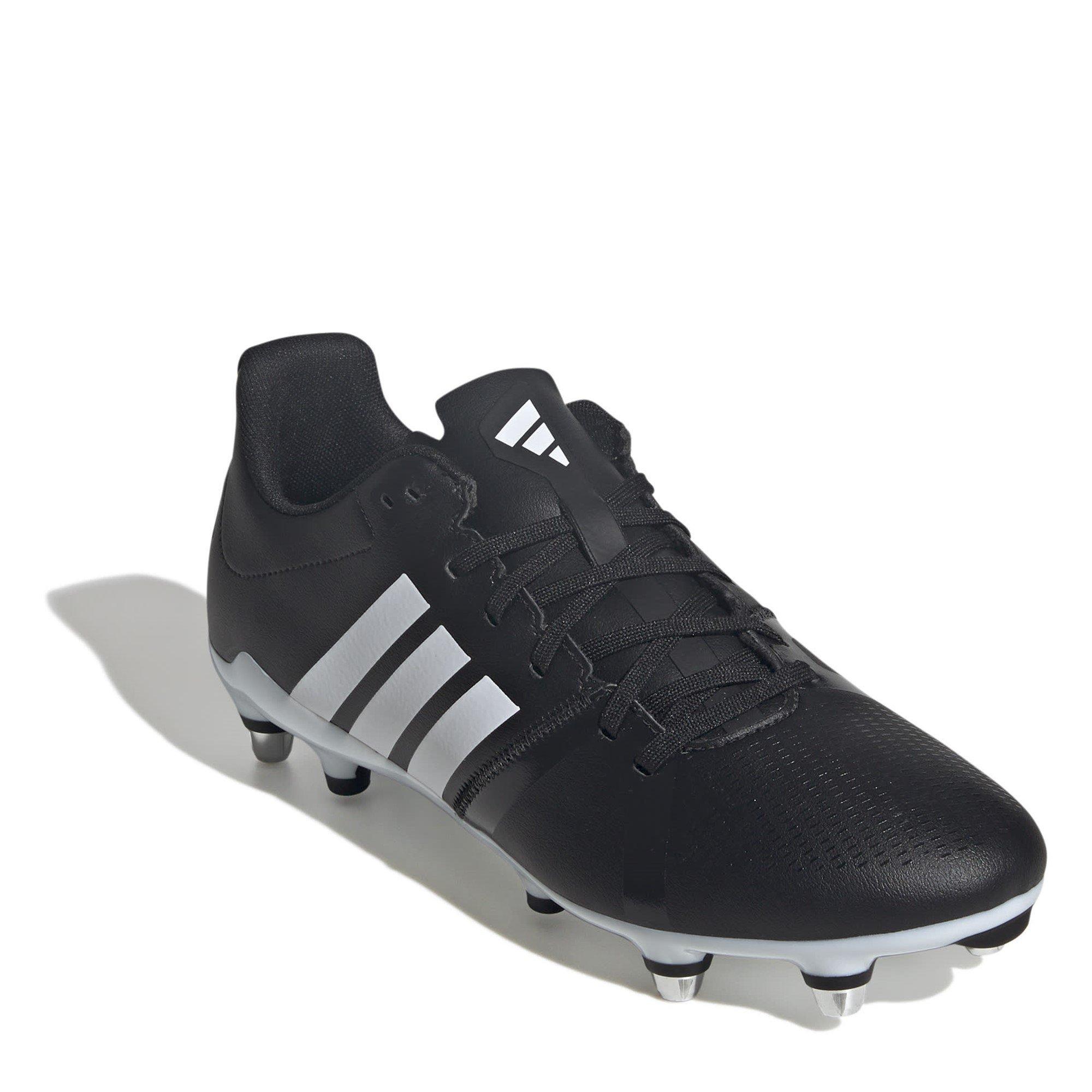 Schwarz/Weiß - adidas - Adizero RS15 Rise Womens Soft Ground Rugby Boots - 3