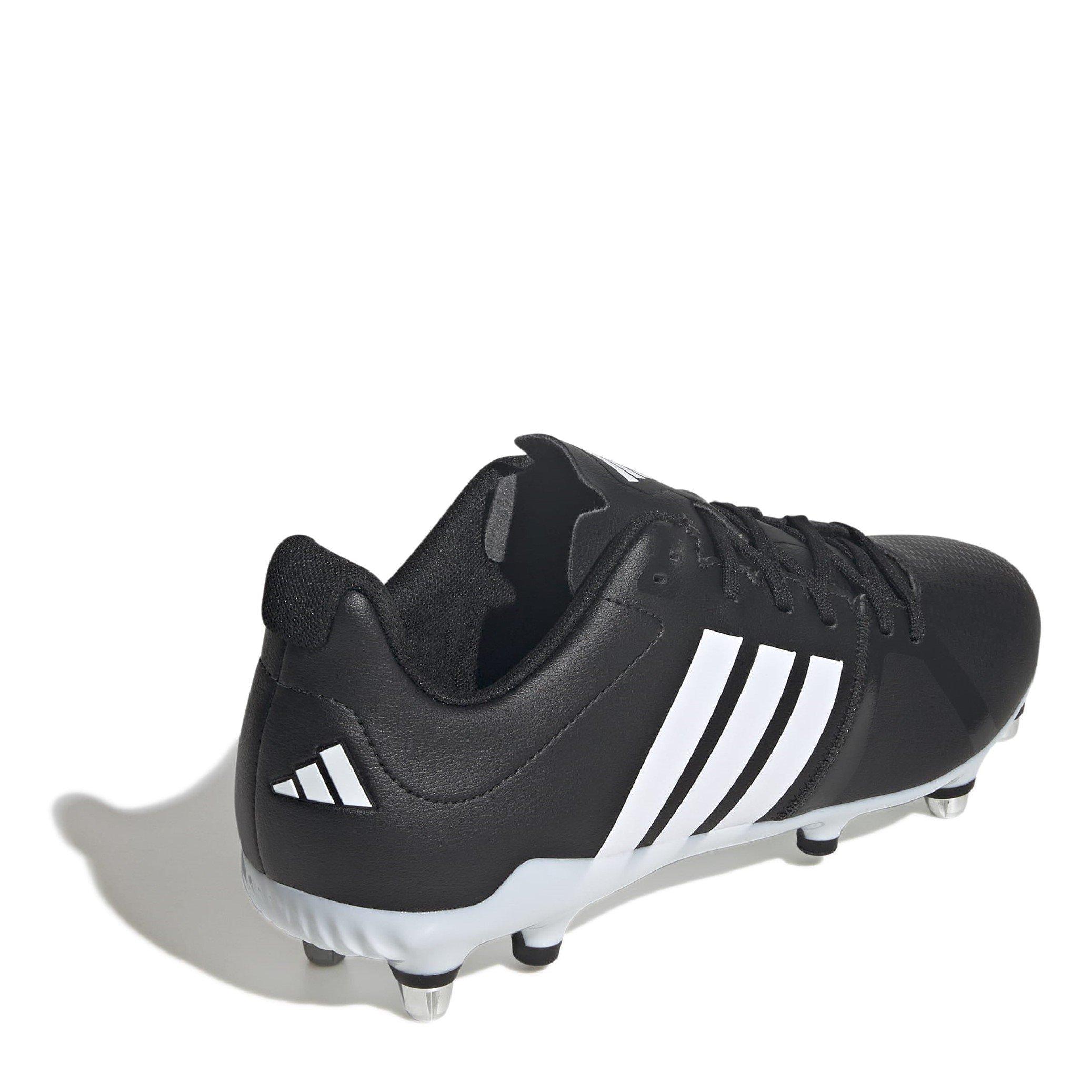 Schwarz/Weiß - adidas - Adizero RS15 Rise Womens Soft Ground Rugby Boots - 4