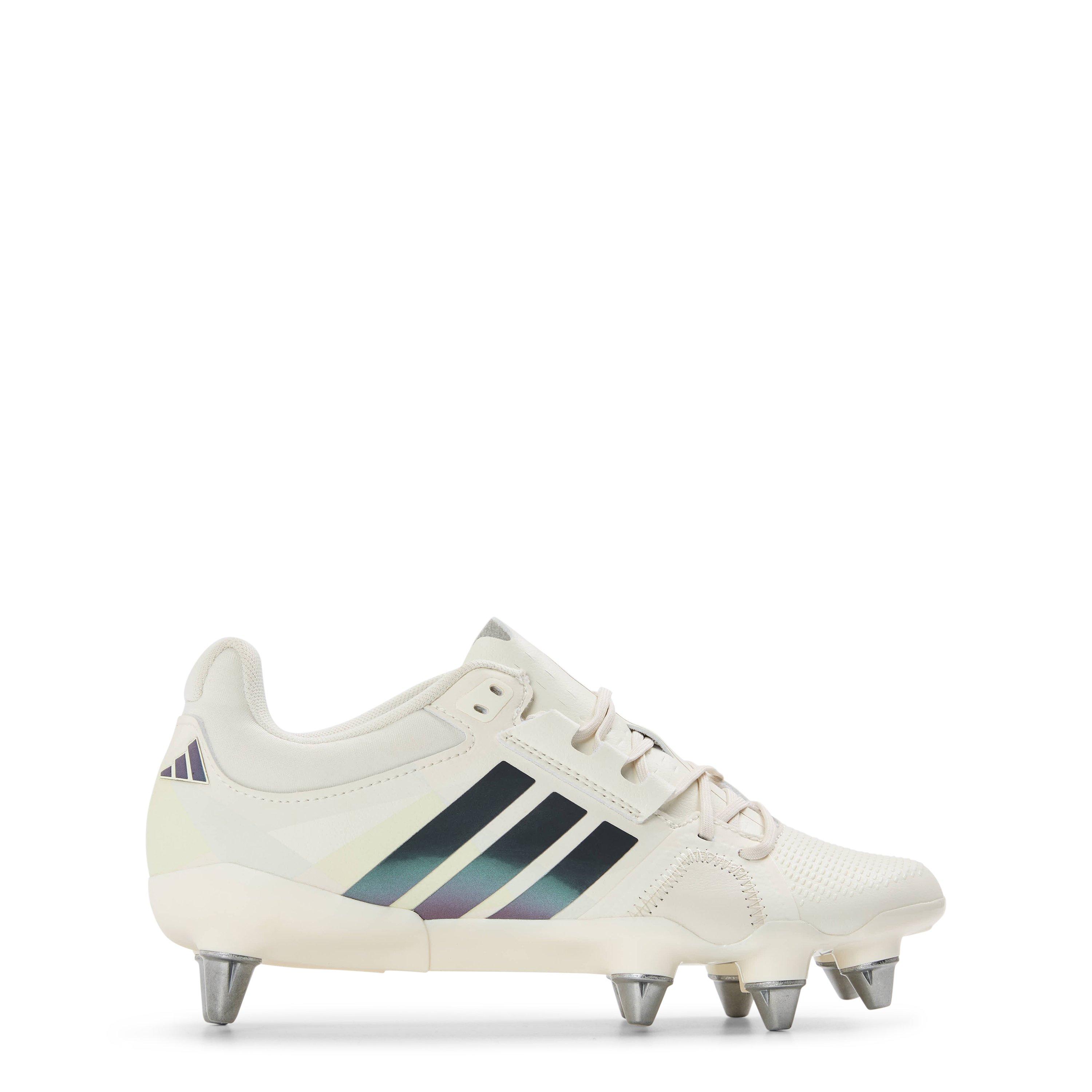 Wht/Blk/luc - adidas - Kakari W Womens Soft Ground Rugby Boots - 1