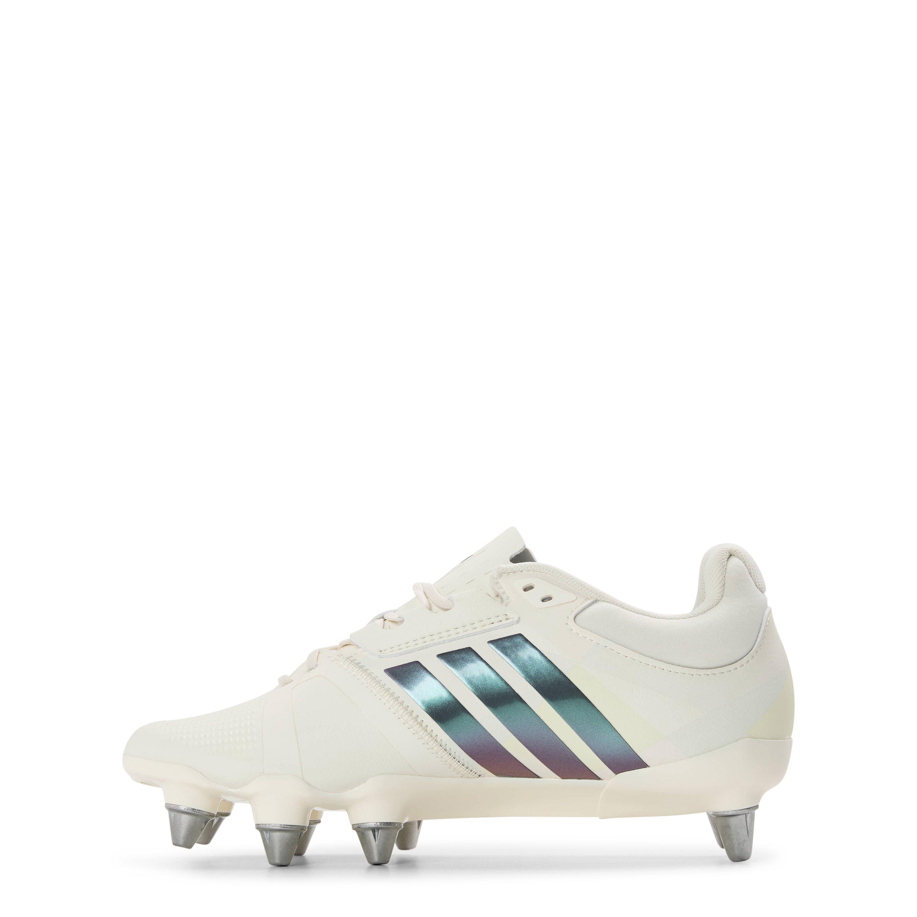 Wht/Blk/luc - adidas - Kakari W Womens Soft Ground Rugby Boots - 2