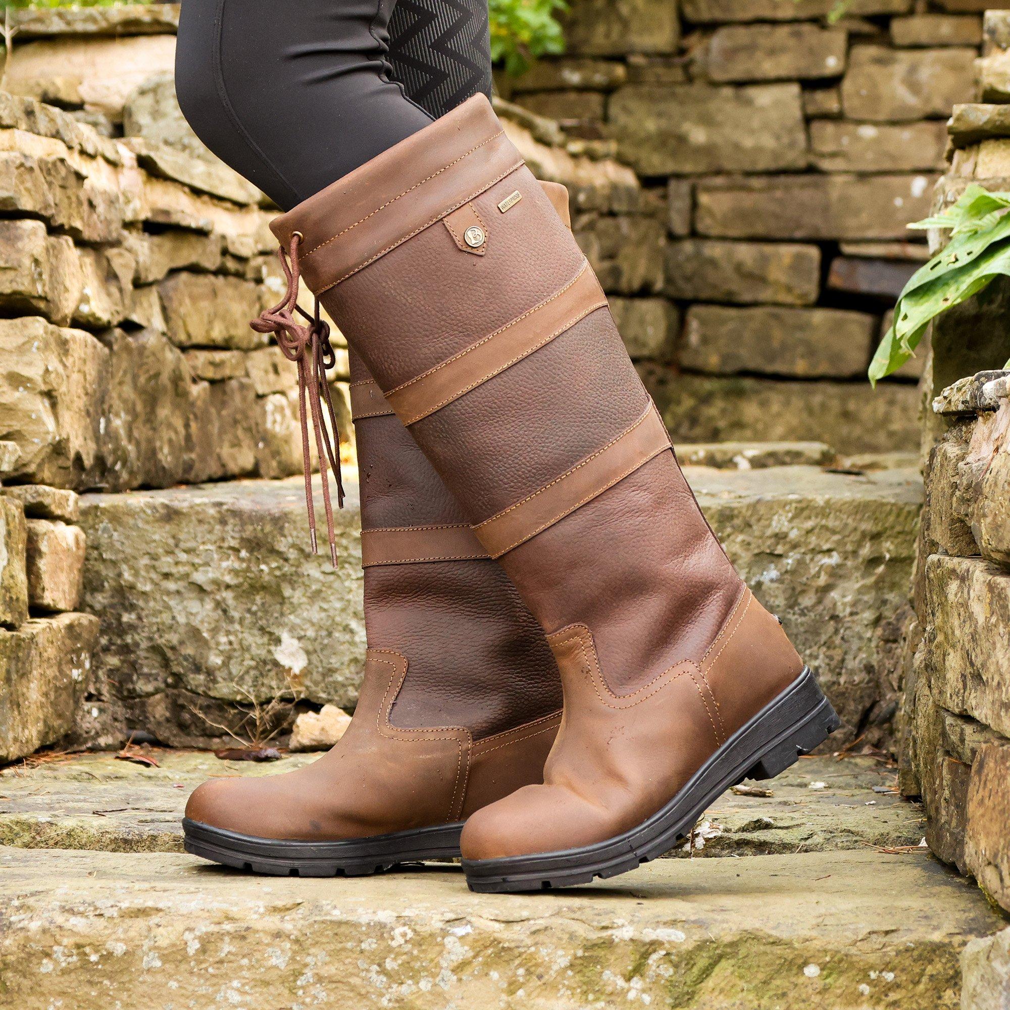 Chocolate/Tan - Brogini - Pembroke Classic Country Boots - 4