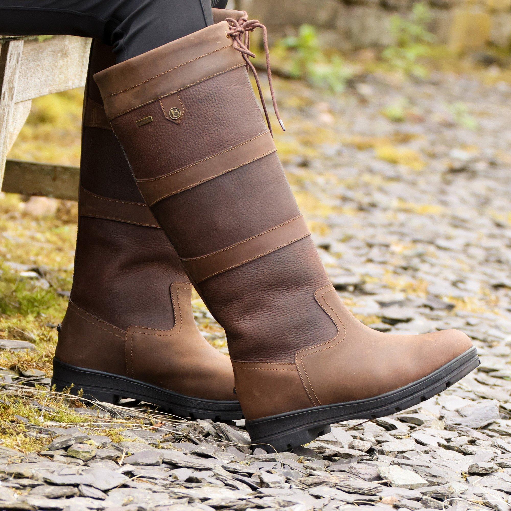 Chocolate/Tan - Brogini - Pembroke Classic Country Boots - 6