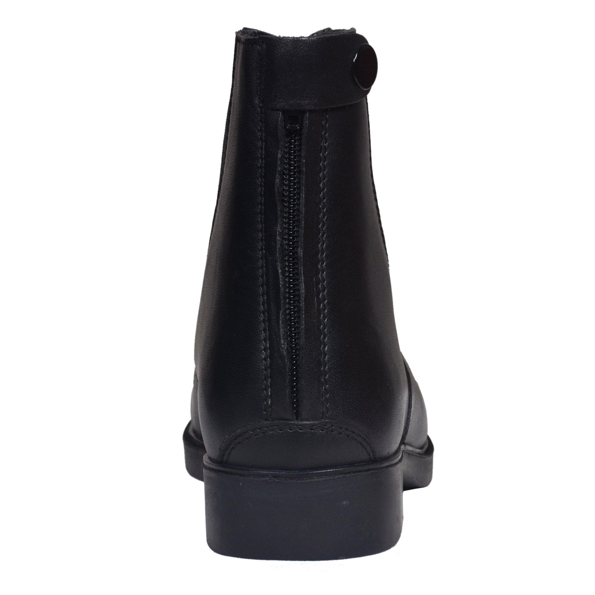 Black - Requisite - Tulsi leather zipper Bt Ld61 - 3