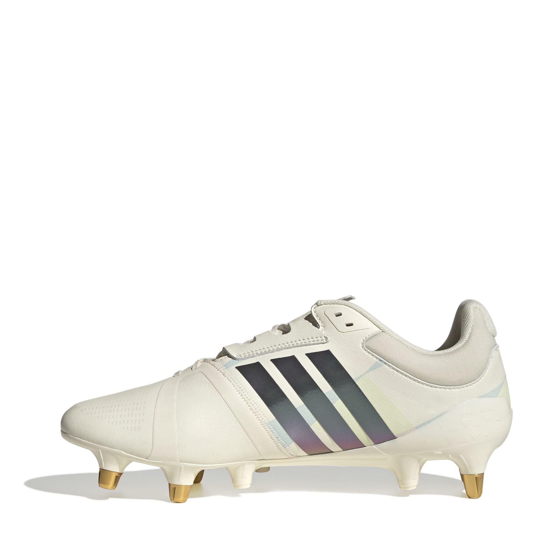 White/Black - adidas - RS15 Avaglide Womens Soft Ground Rugby Boots - 2