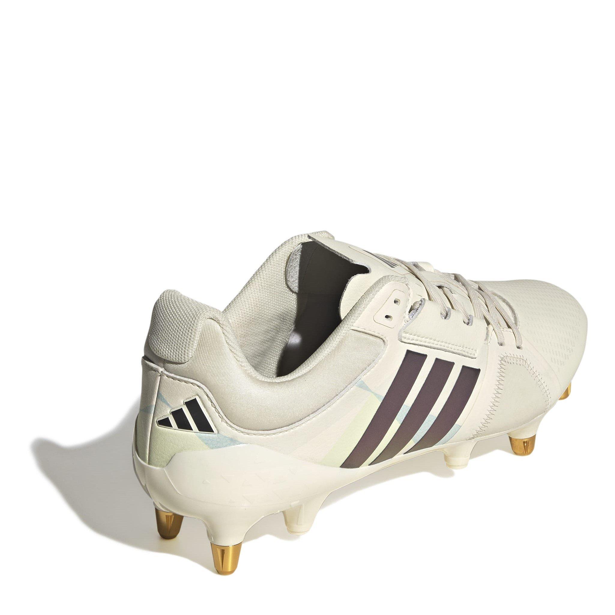 White/Black - adidas - RS15 Avaglide Womens Soft Ground Rugby Boots - 4