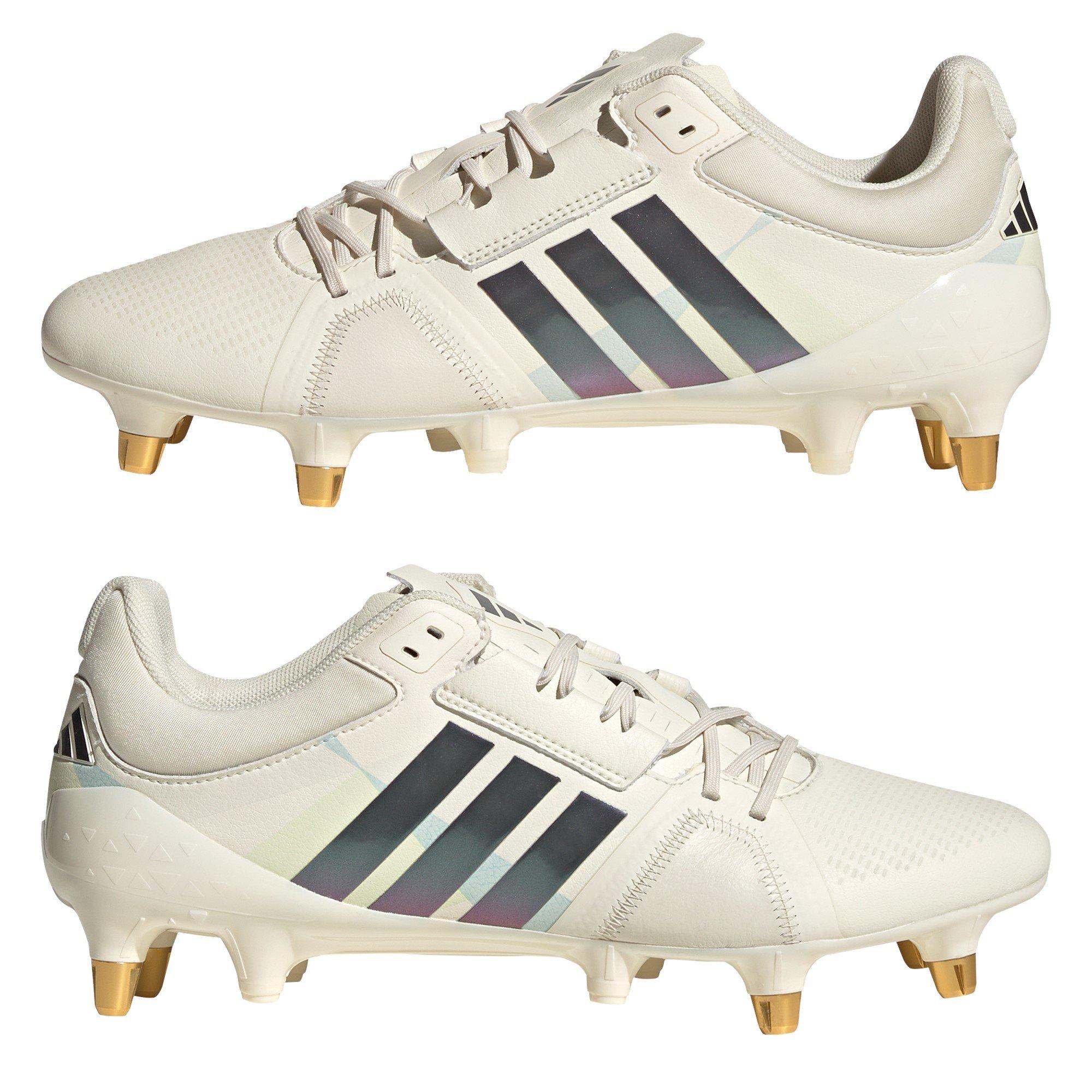 White/Black - adidas - RS15 Avaglide Womens Soft Ground Rugby Boots - 9