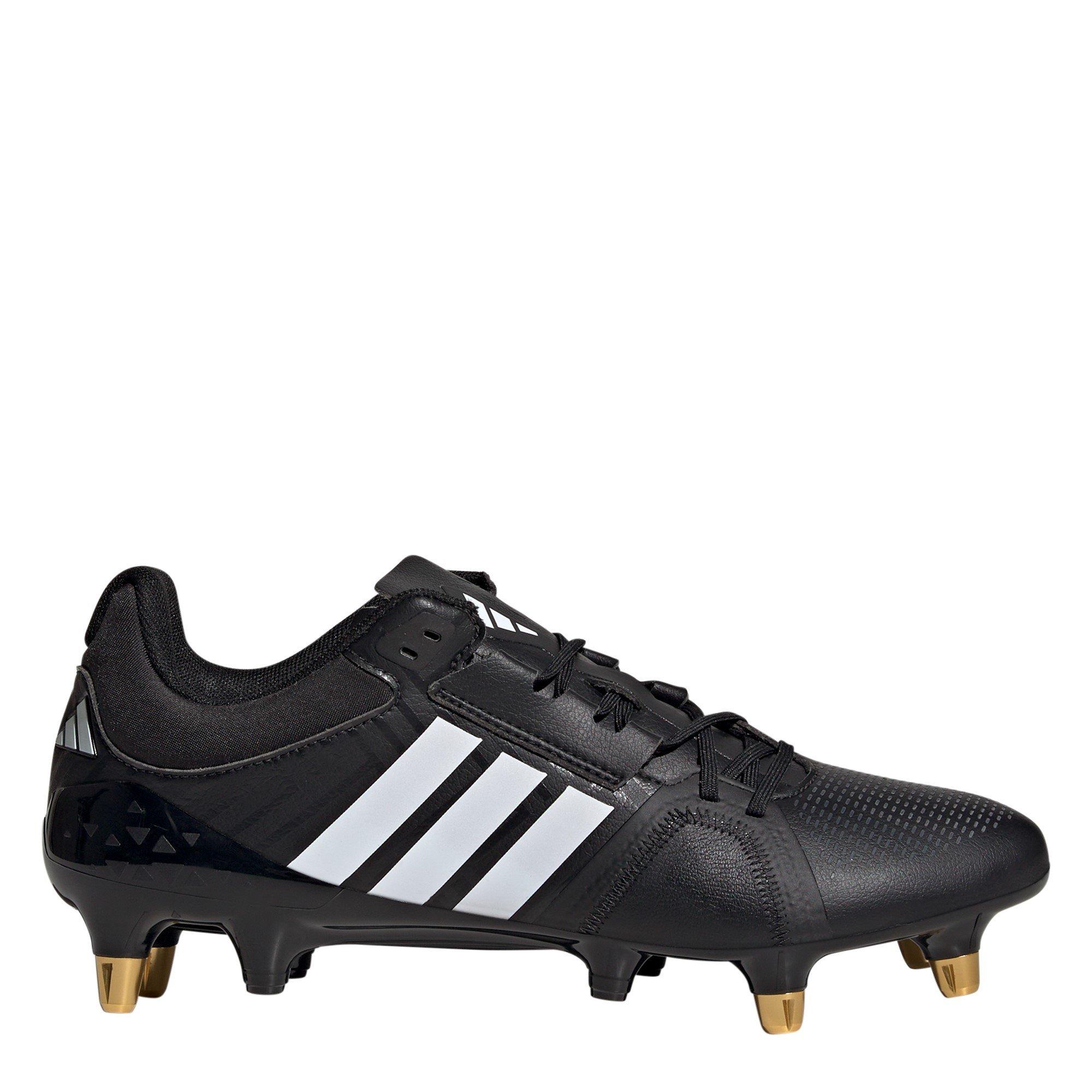 Adidas Women's Rs15 Avaglide Soft Ground Rugby Boots - Black/White - 8 (42)