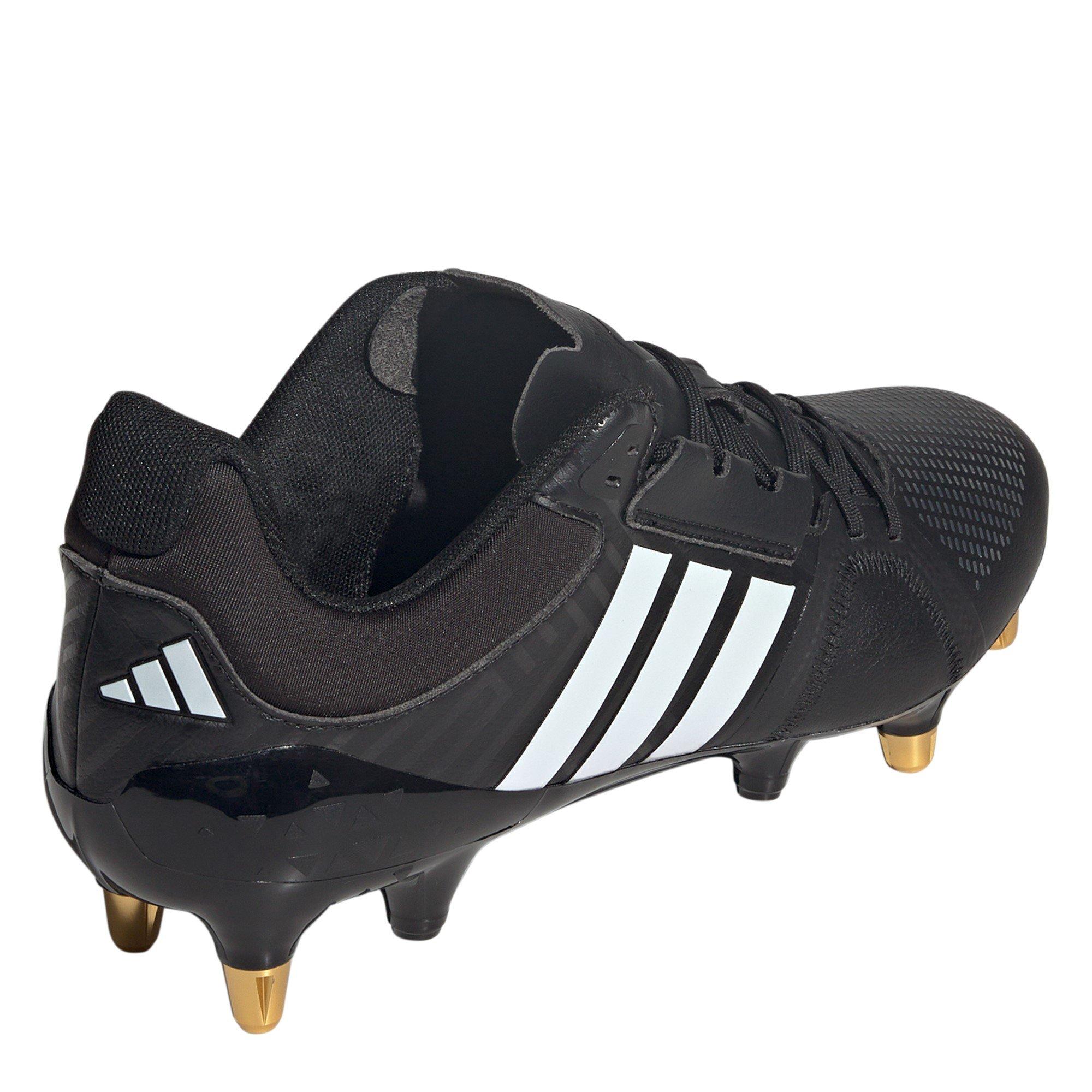 Black/White - adidas - RS15 Avaglide Womens Soft Ground Rugby Boots - 4