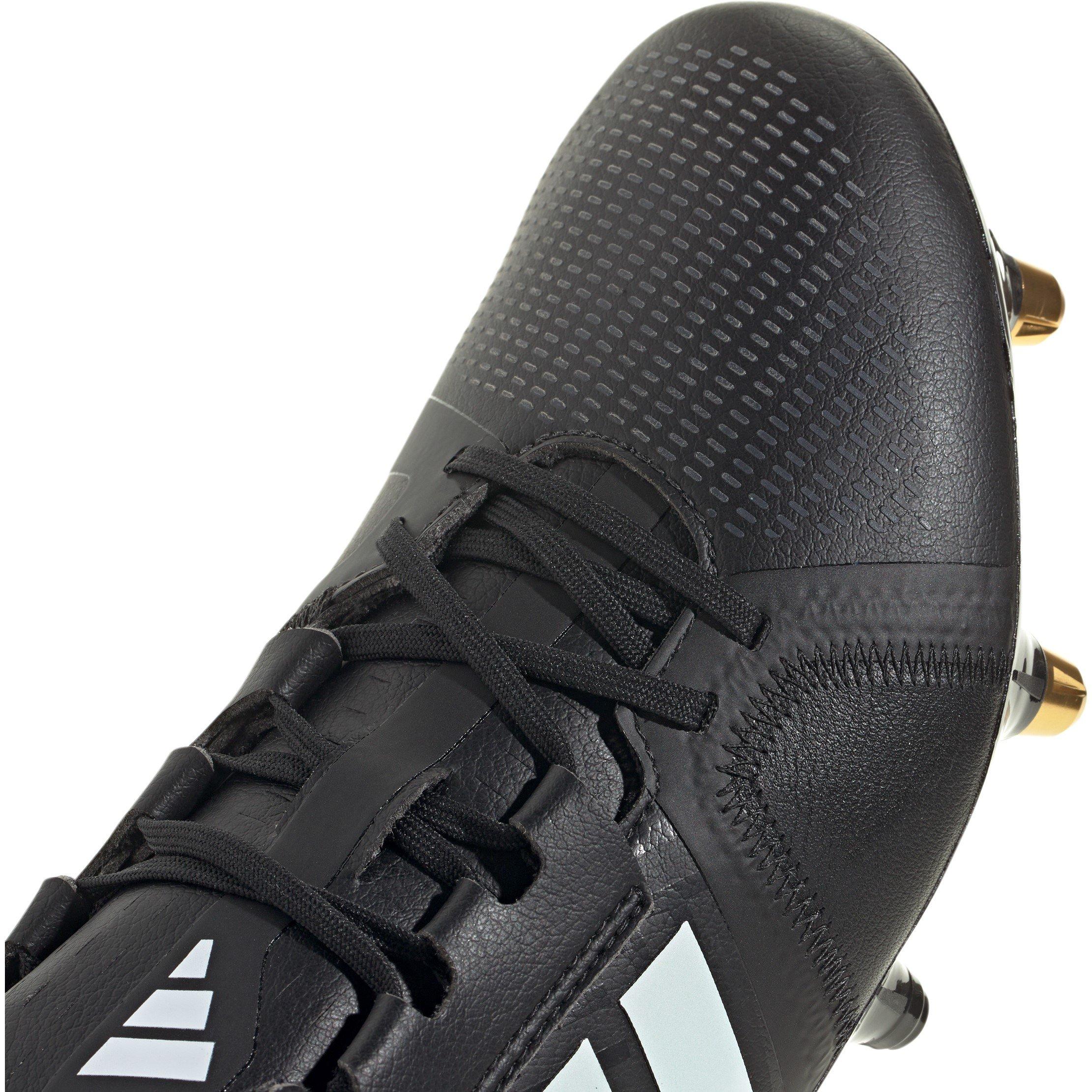 Black/White - adidas - RS15 Avaglide Womens Soft Ground Rugby Boots - 8