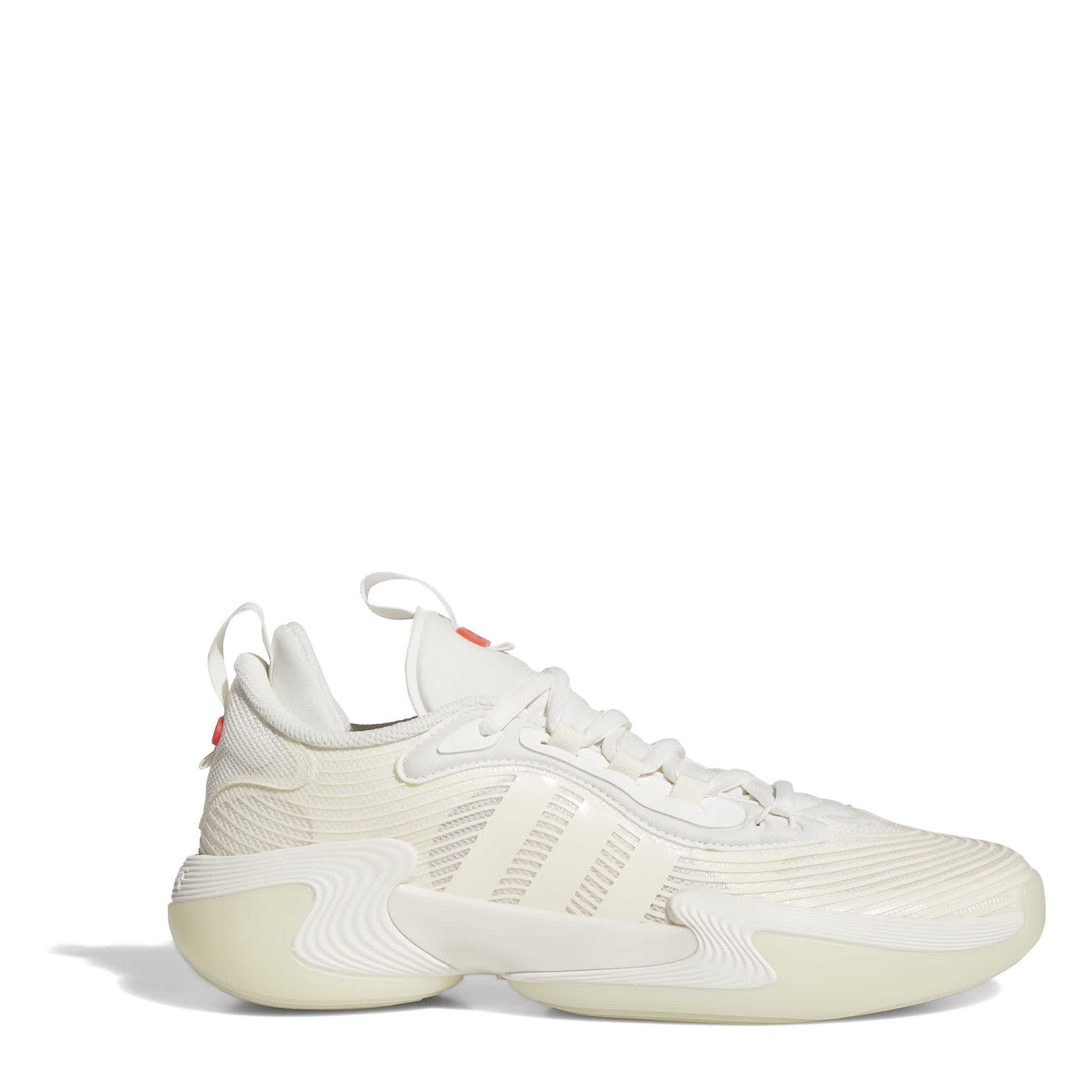 Adidas Women's Basketball Trainers - White/Red - 8.5 (42.7)