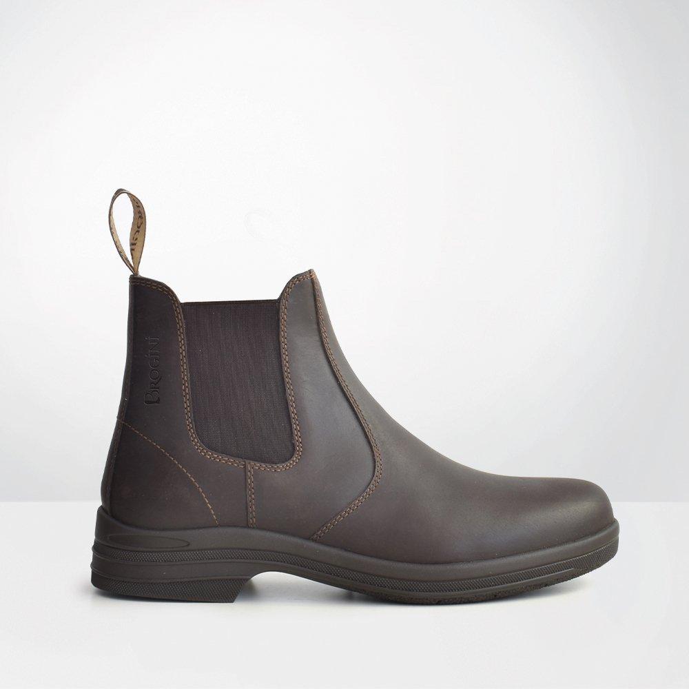 Brown - Brogini - Kingham Pull-on Water Resistant Unisex Yard Boots - 1
