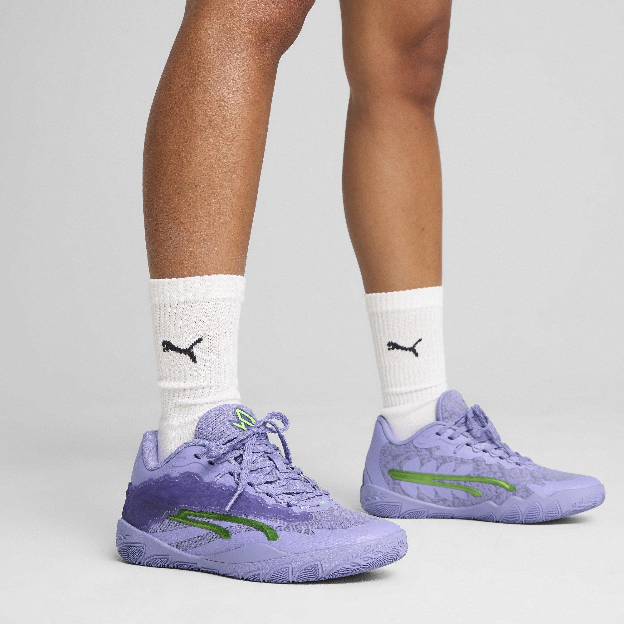 Lavender Alert - Puma - Puma Stewie 3 Lace Em Up Basketball Trainers Womens - 3
