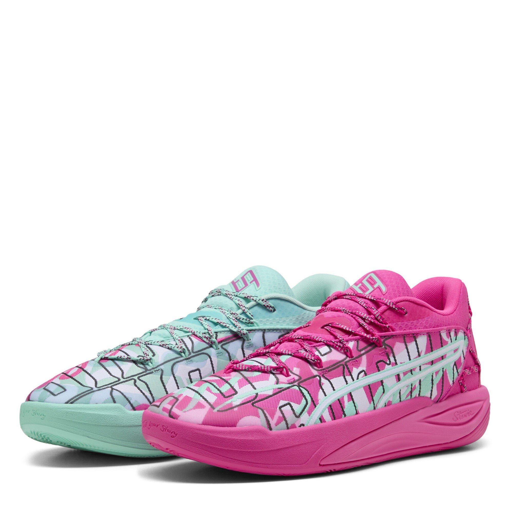Peppermin - Puma - Women's Stewie 4 Timeless Basketball Trainers - 1